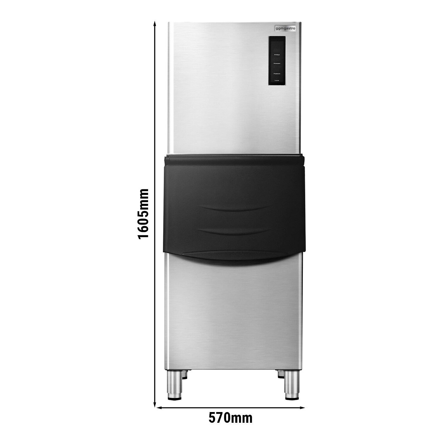 Machine à glaçons - Cubes - 160 kg/24 h