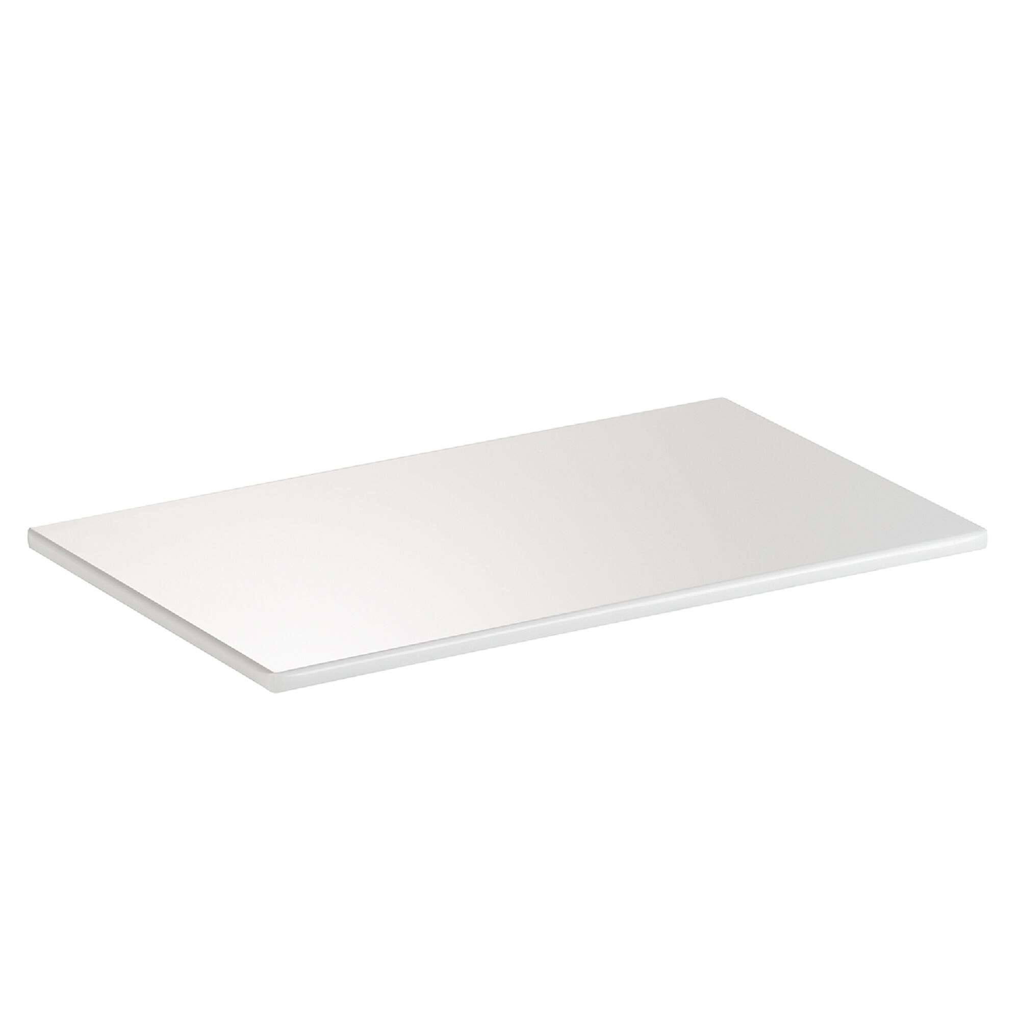 (6 pièces) Plateau GN 1/4 – ZERO – Mélamine – Hauteur : 15 mm – Blanc