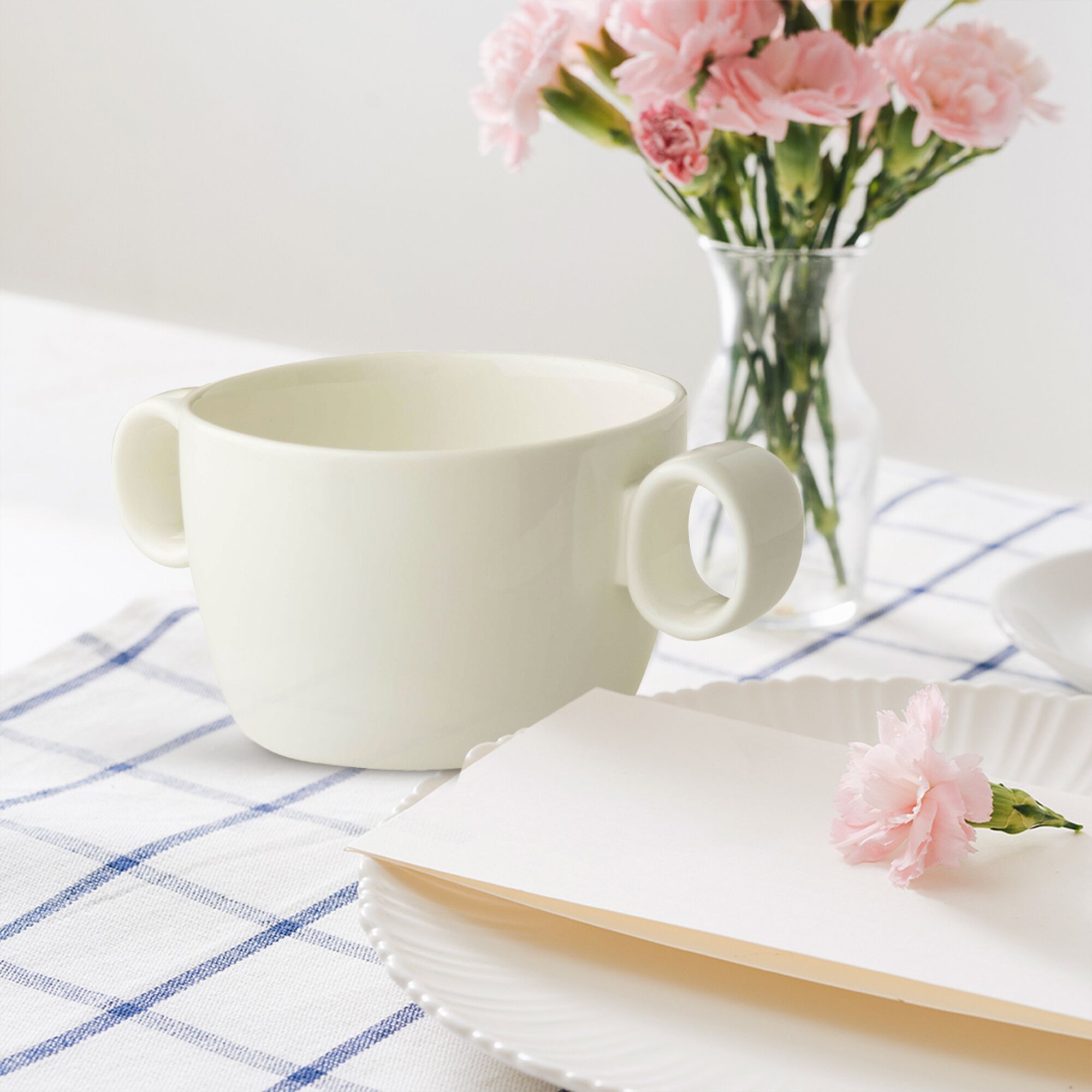 (6 pièces) LUX – Tasse à soupe Maastricht – 300 ml – Ivoire