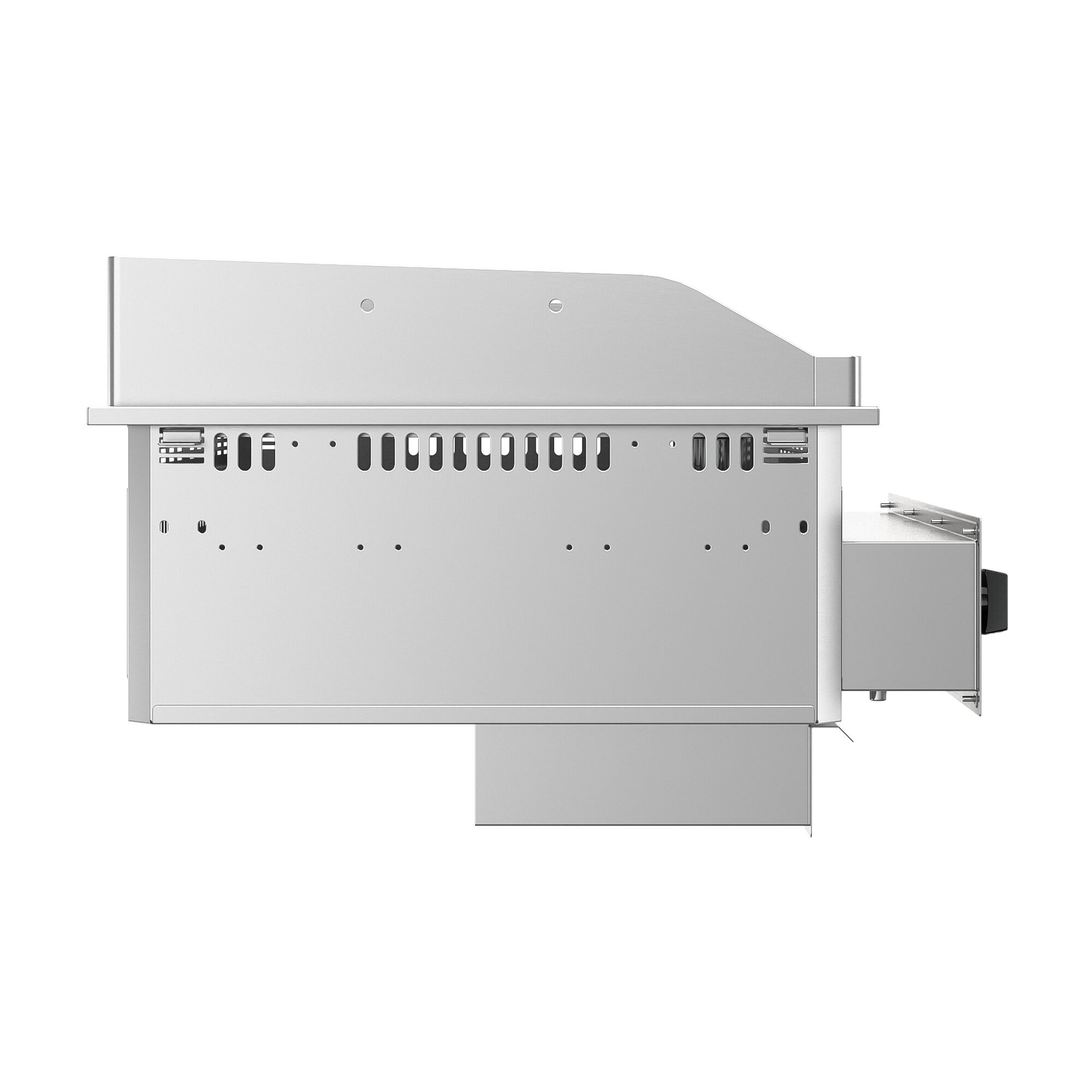Plancha électrique - plaque acier - 9,0 kW - 1/2 lisse, 1/2 rainurée - Surface de cuisson : 800x765mm