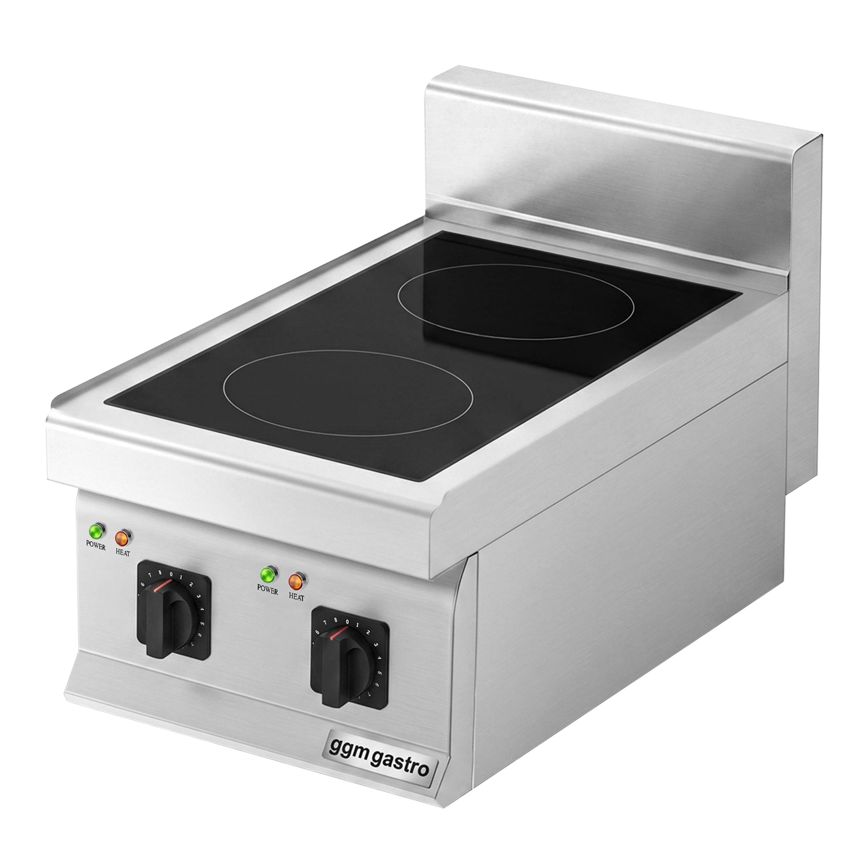 Cuisinière à induction - 7 kW - 2 plaques de cuisson