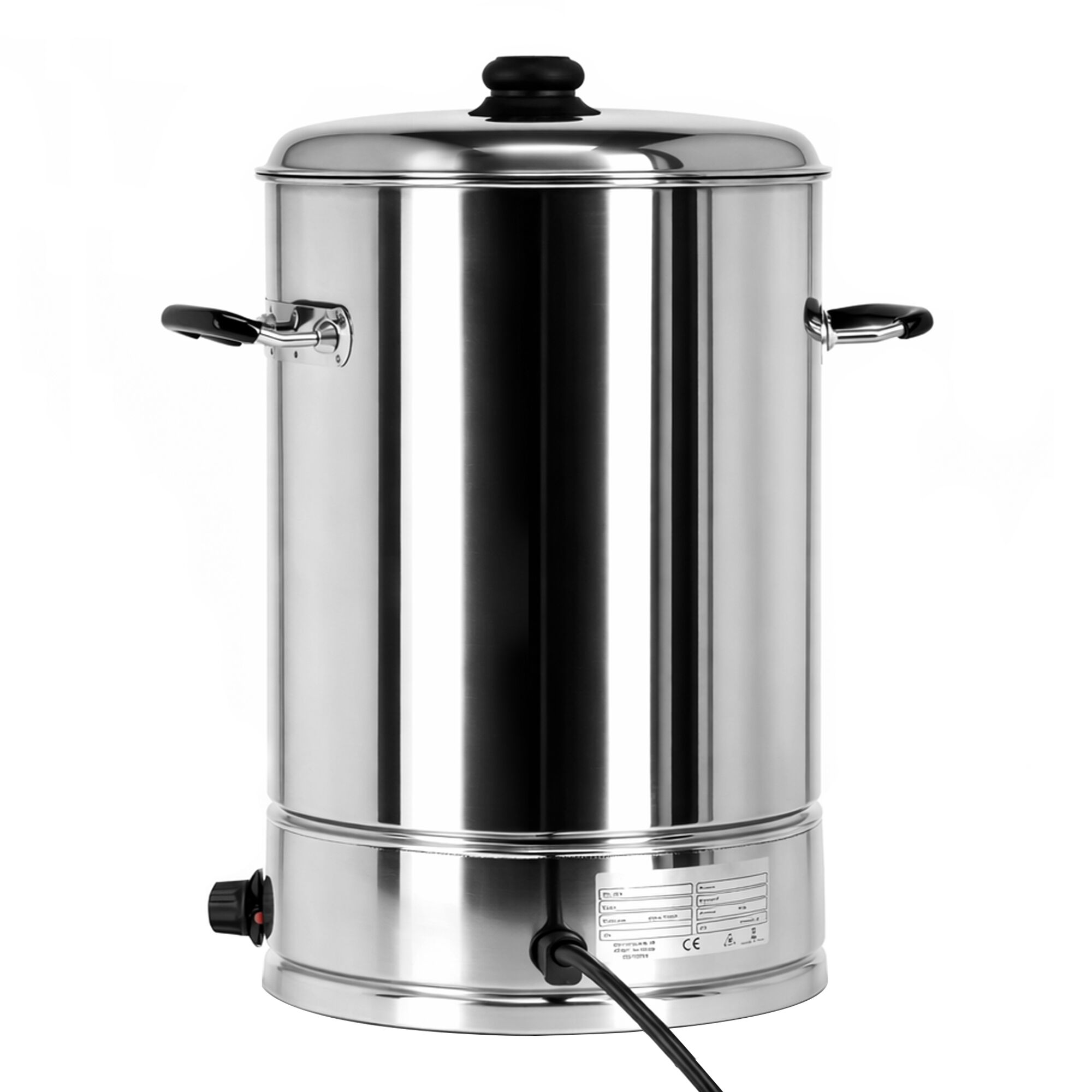 Distributeur de boissons chaudes professionnel - 8L - 2kW - Réglage de température en continu 30–110°C - Acier inoxydable
