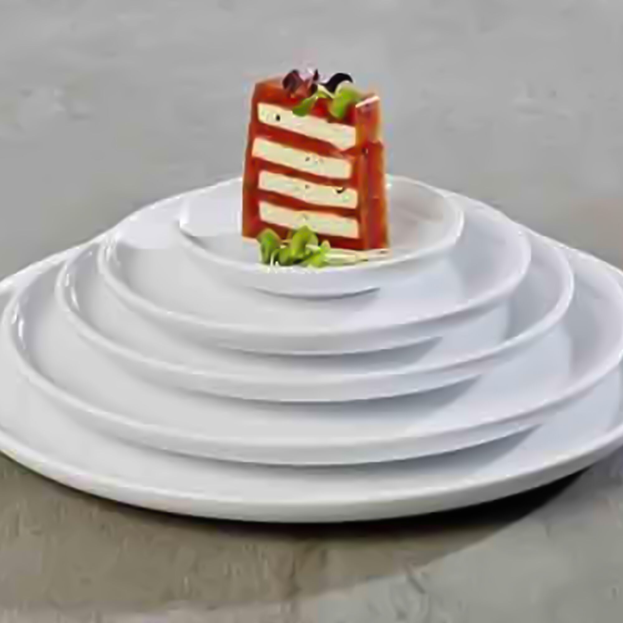 (6 pièces) ASIA PLUS - Assiette - Mélamine - Ø 110 mm