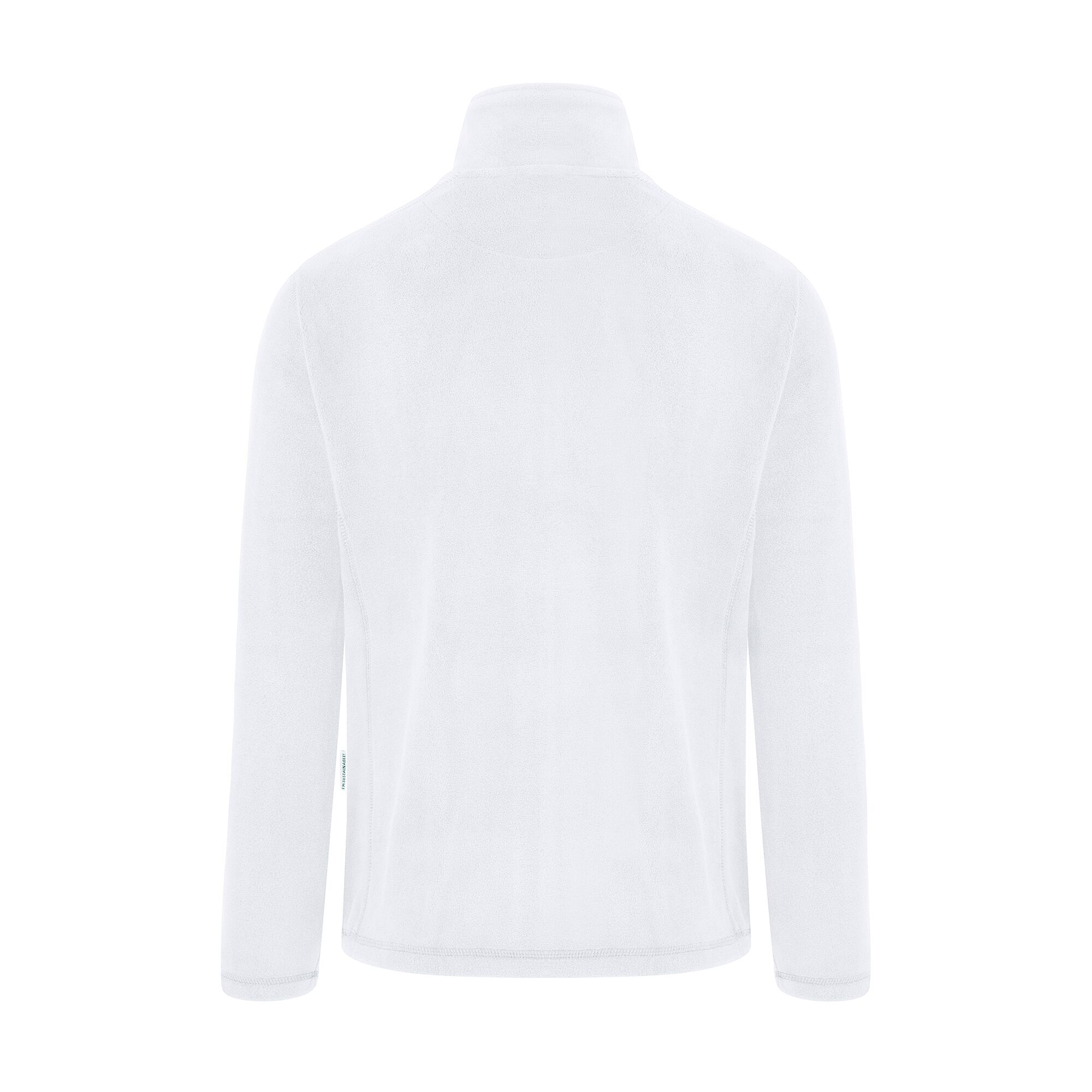 KARLOWSKY | Men's Work Fleece Jacket – White - 4XL - Recycled Polyester - 60°C Washable