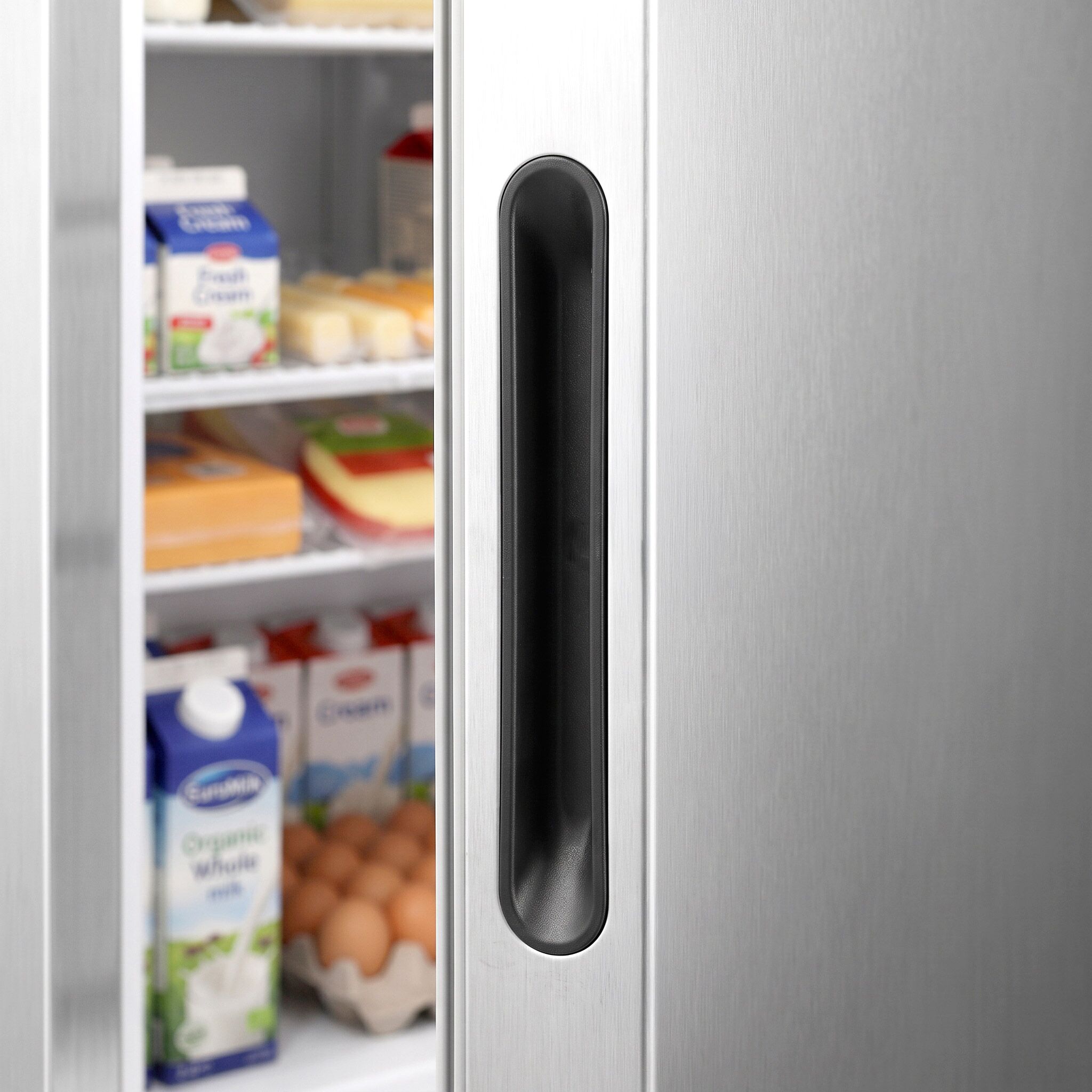 Réfrigérateur de stockage en acier inoxydable PREMIUM - 400 litres - à 1 porte