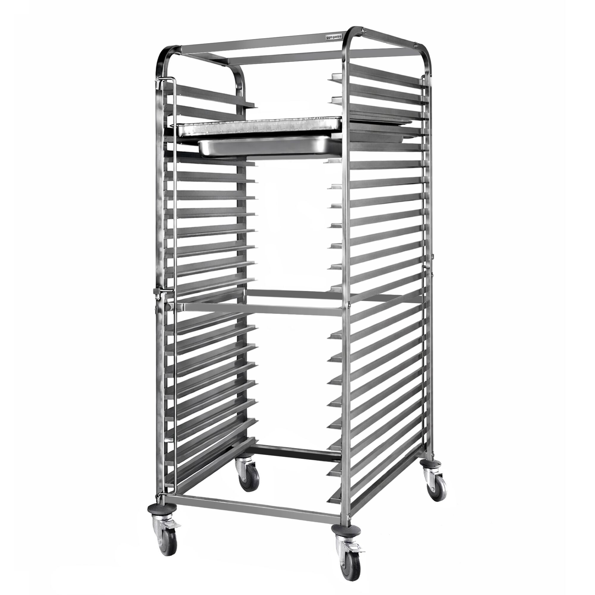 Chariot à plateaux – pour 18 plateaux GN 1/1 & EN 600 × 400