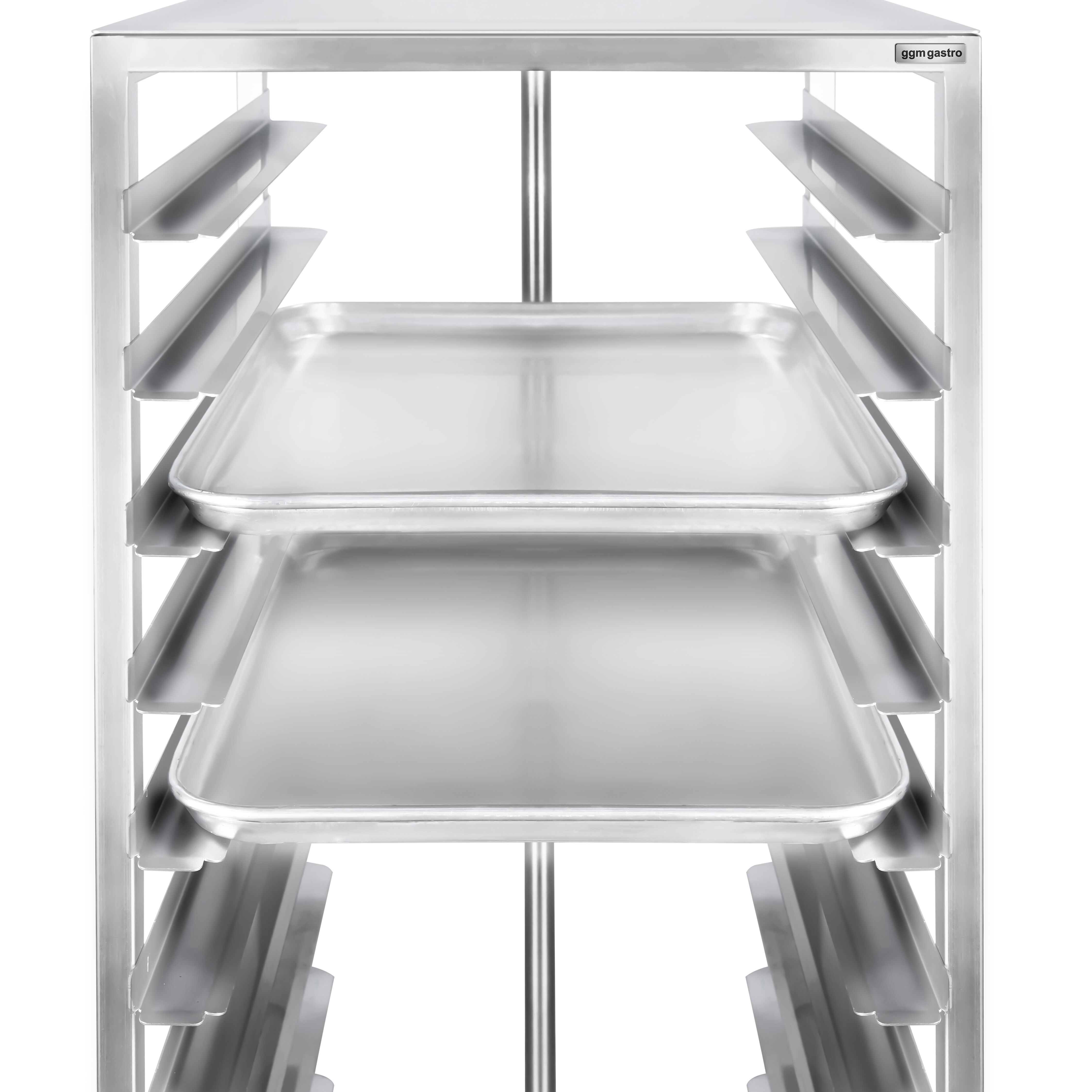 Tablettwagen - für 10 Tabletts EN 600x400