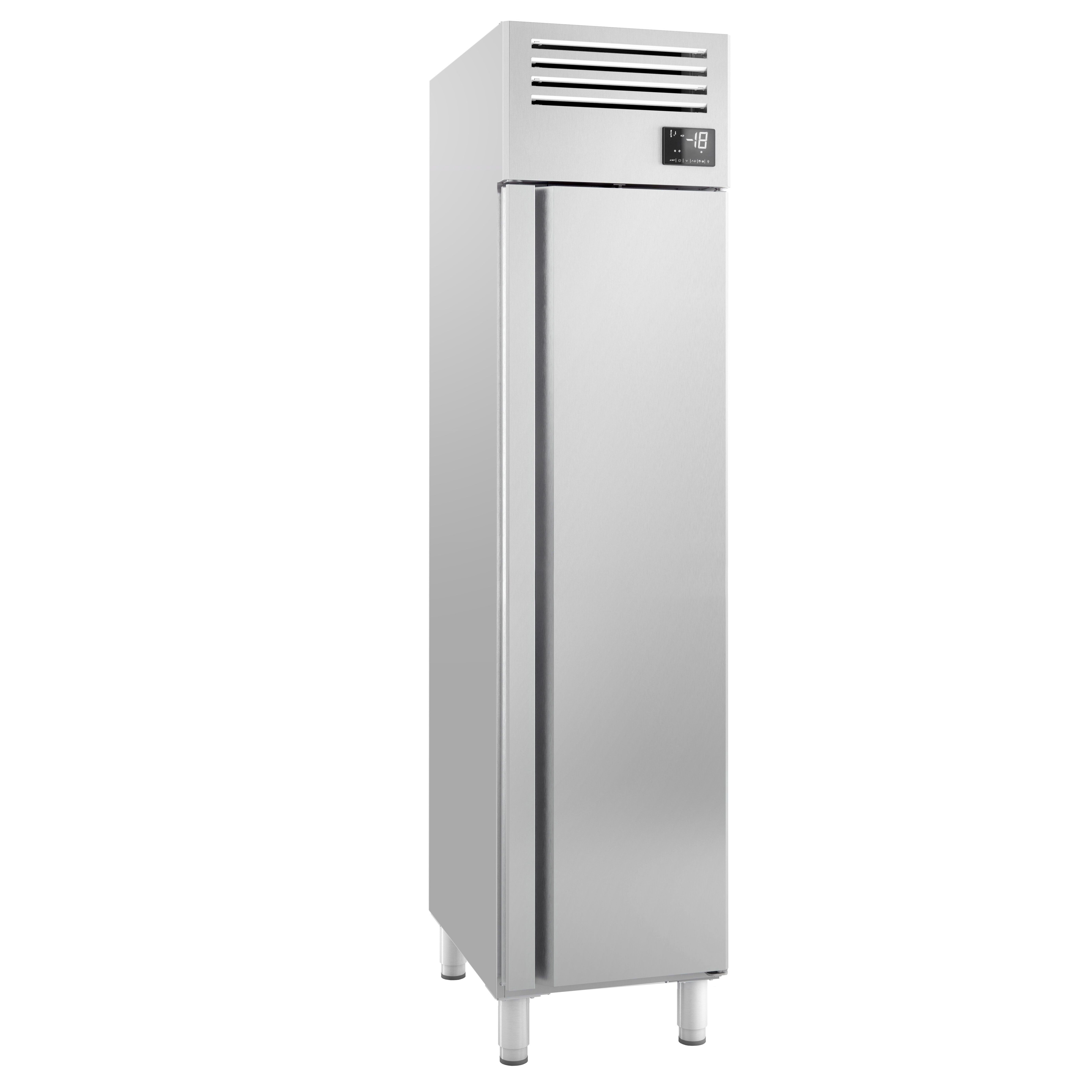 Armoire réfrigérée négative en acier inoxydable PREMIUM PLUS – GN 1/1 – 325 litres – avec 1 porte