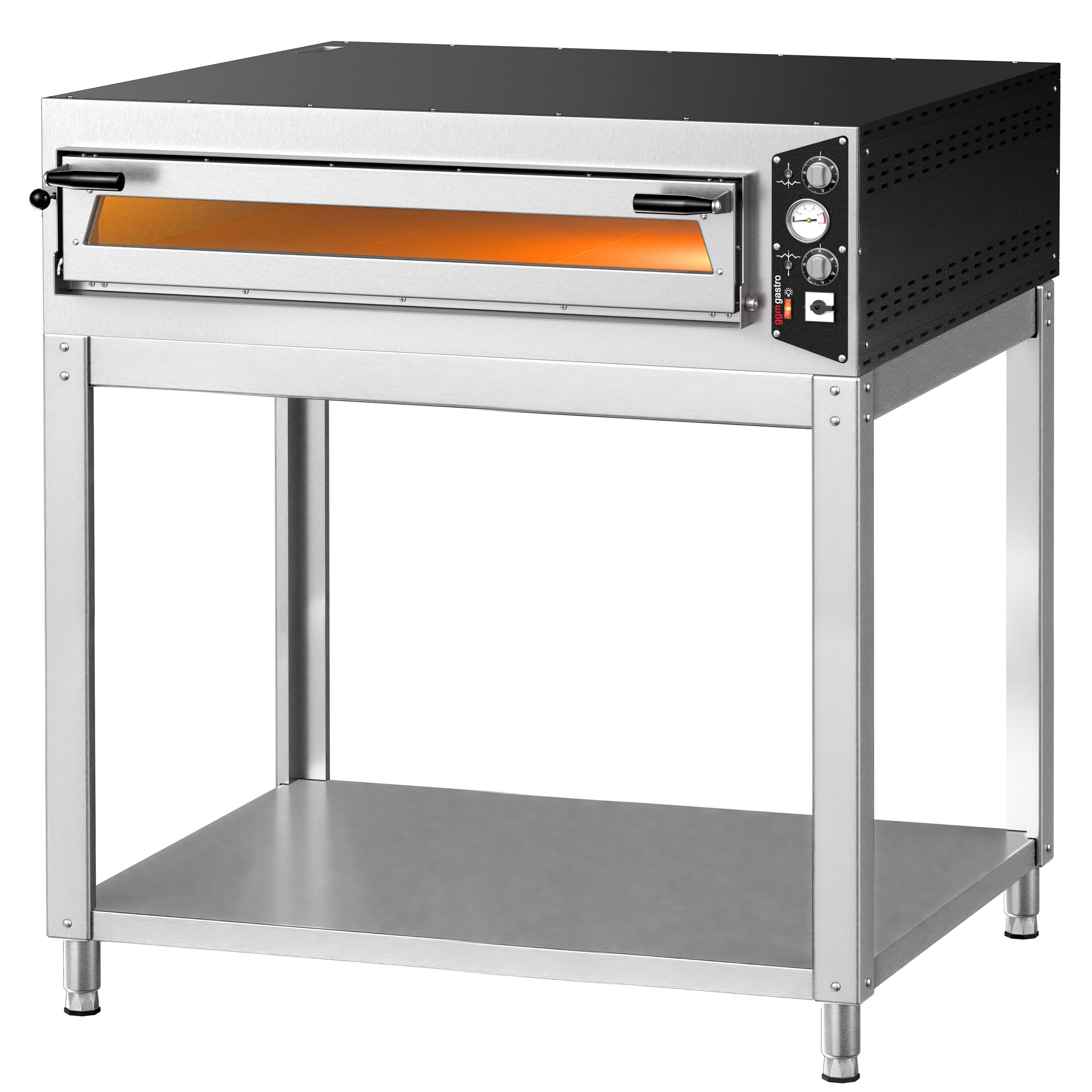 Four à pizza électrique – 9 x 34 cm (large) – Manuel – incl. support inférieur