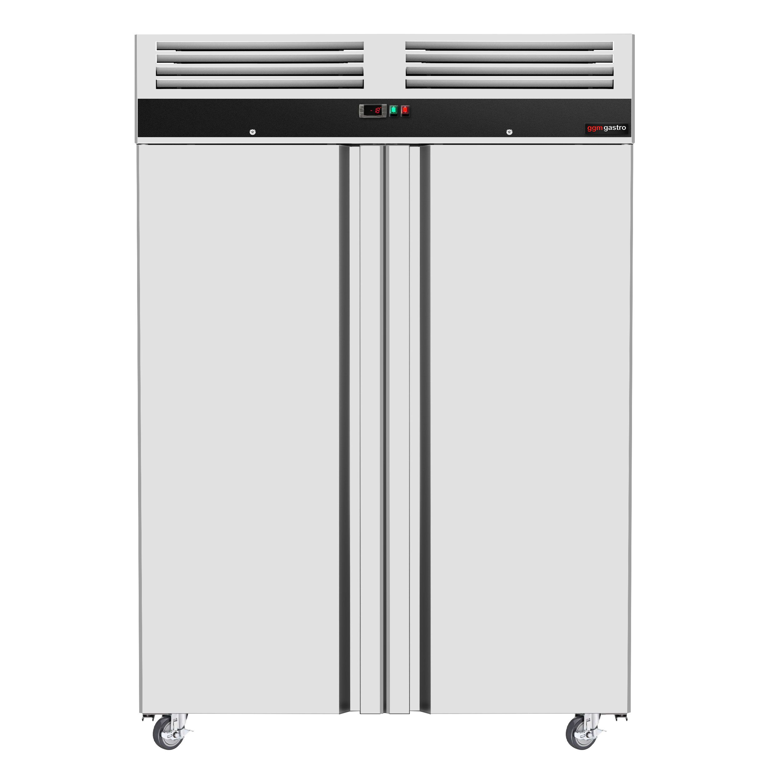 Armoire réfrigérée négative en acier inoxydable inox ECO – 1200 litres – avec 2 portes