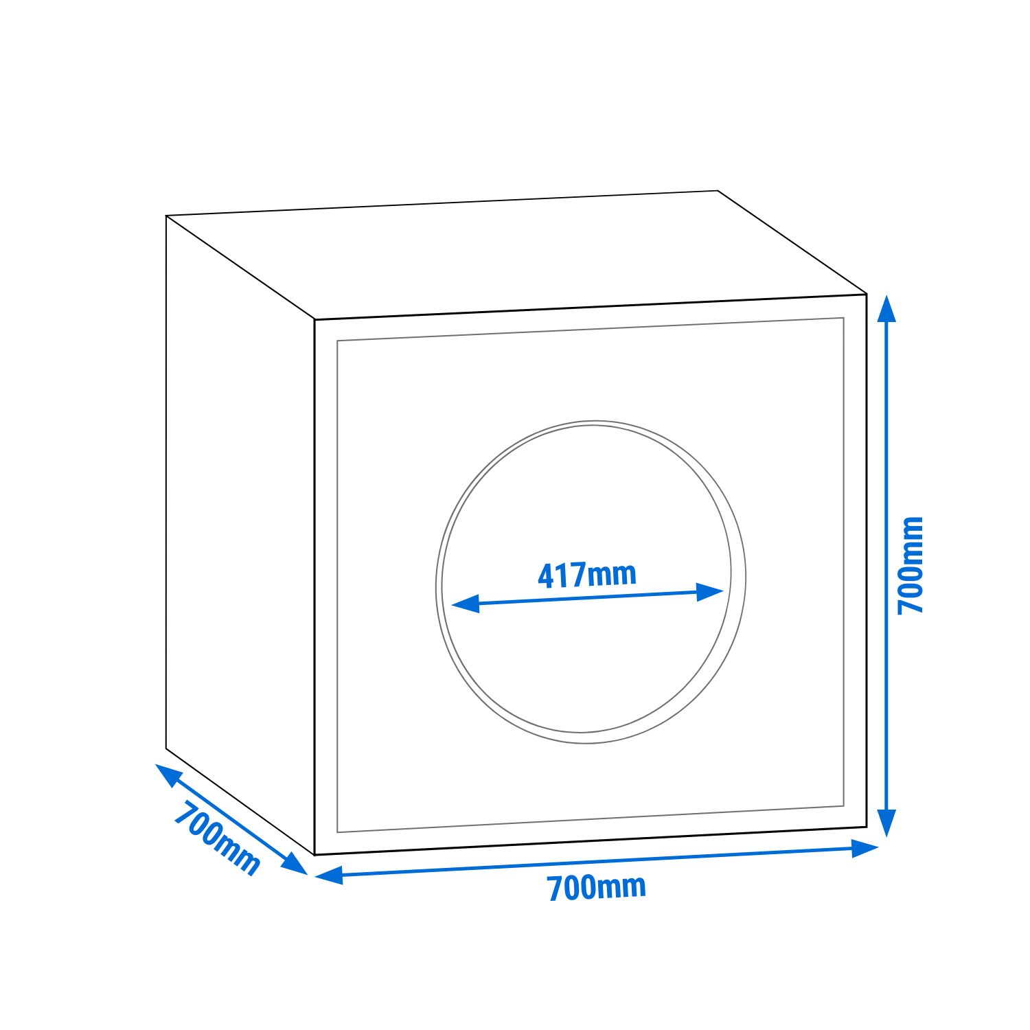 Caisson de ventilation PRO - Ventilateur caisson pour hotte - 8000m³/h - 400V Triphasé