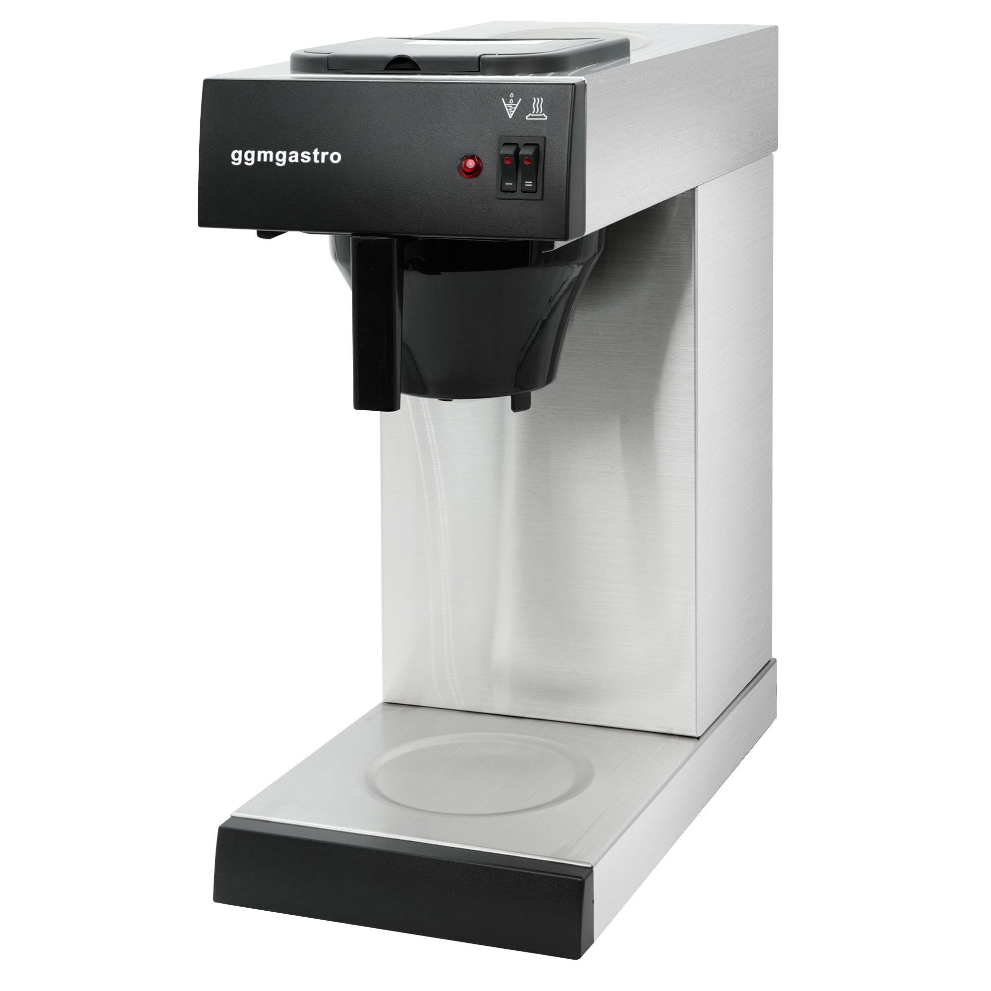 Commercial Filter Coffee Machine - 2.0L - 1.4 kW - with manual fill & hot plate - incl. 1 thermal flask