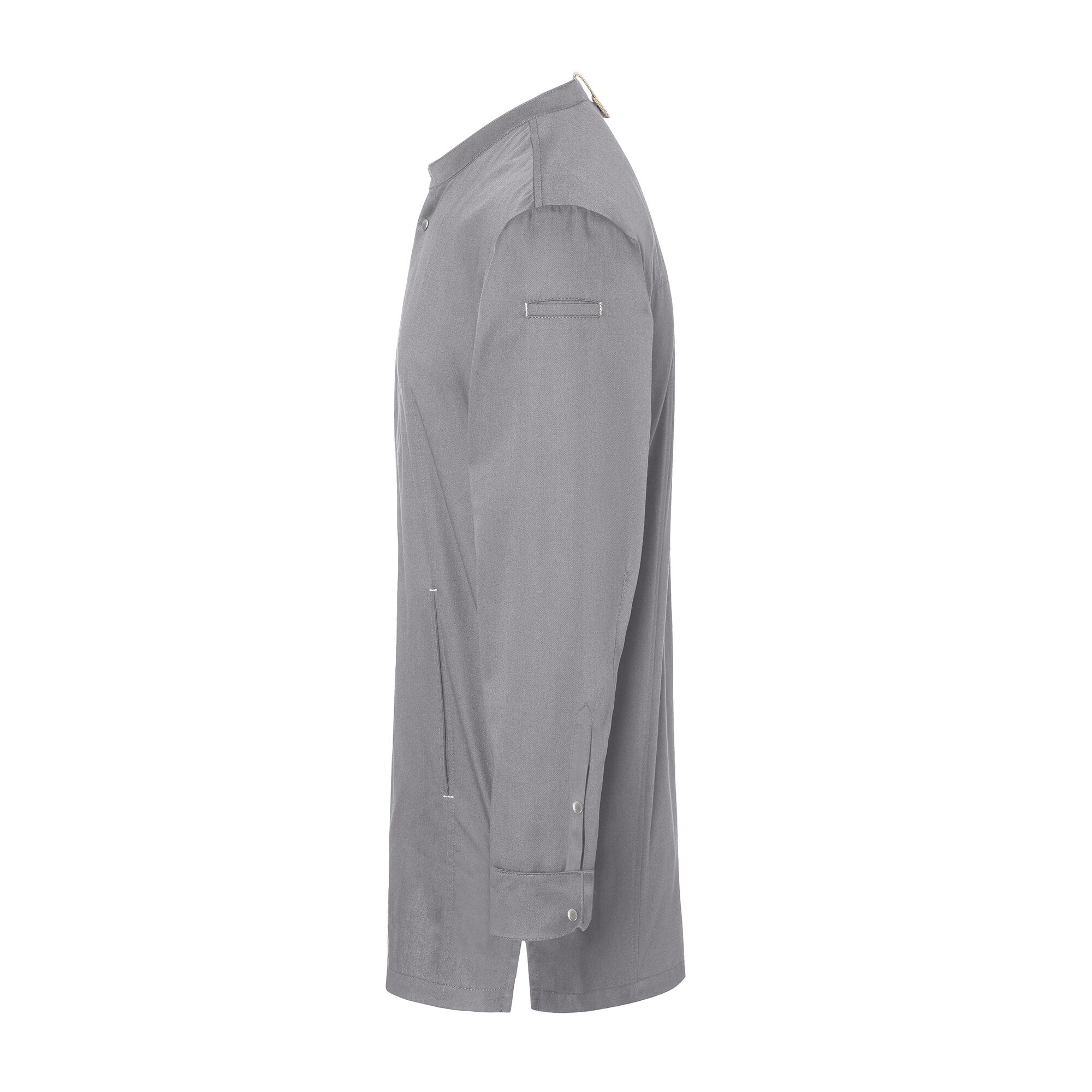 KARLOWSKY | GREEN-GENERATION Chef Jacket – Platinum Grey - Size 46 - Recycled Polyester