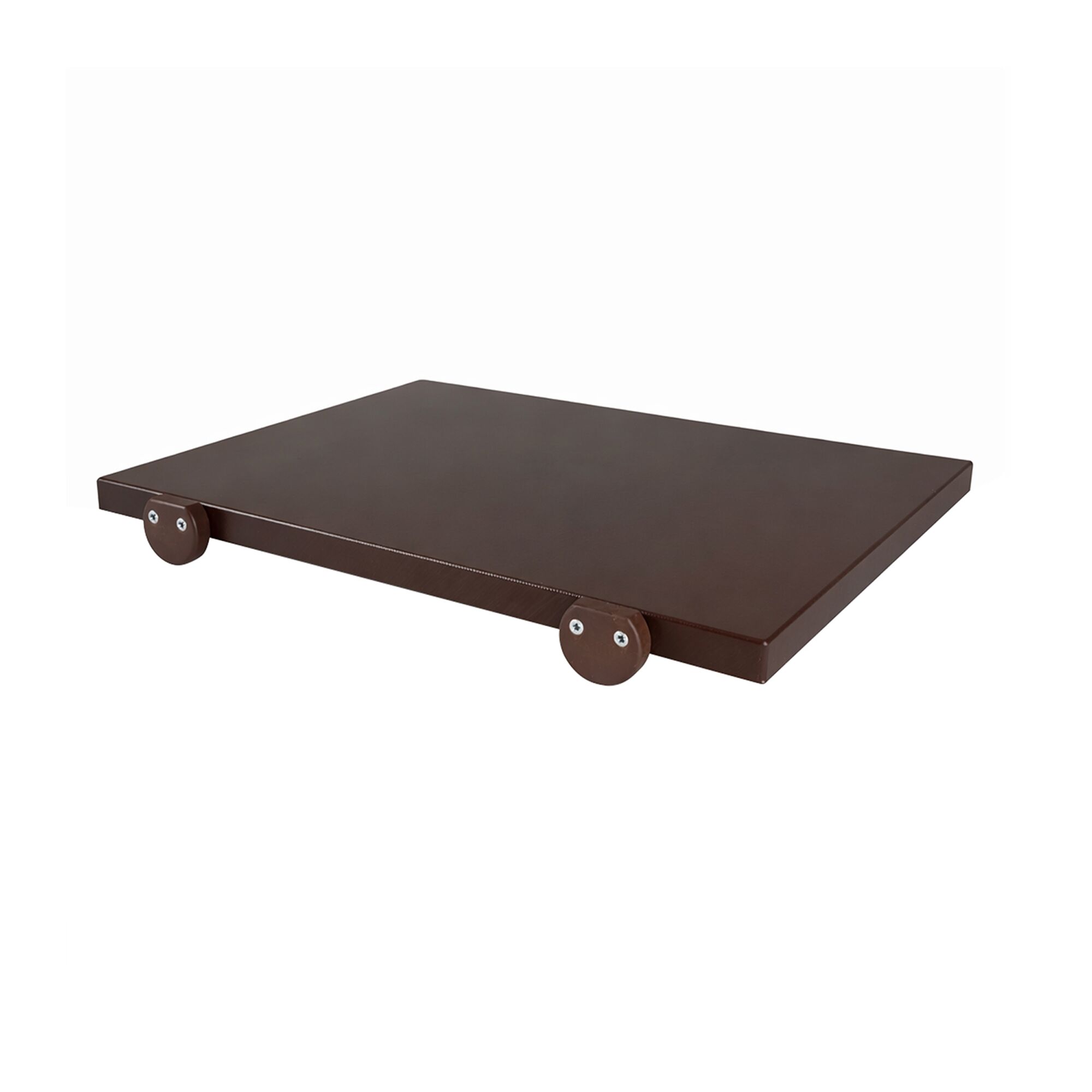 Planche à découper antidérapante avec butées – 300 × 500 mm – conforme HACCP – Marron