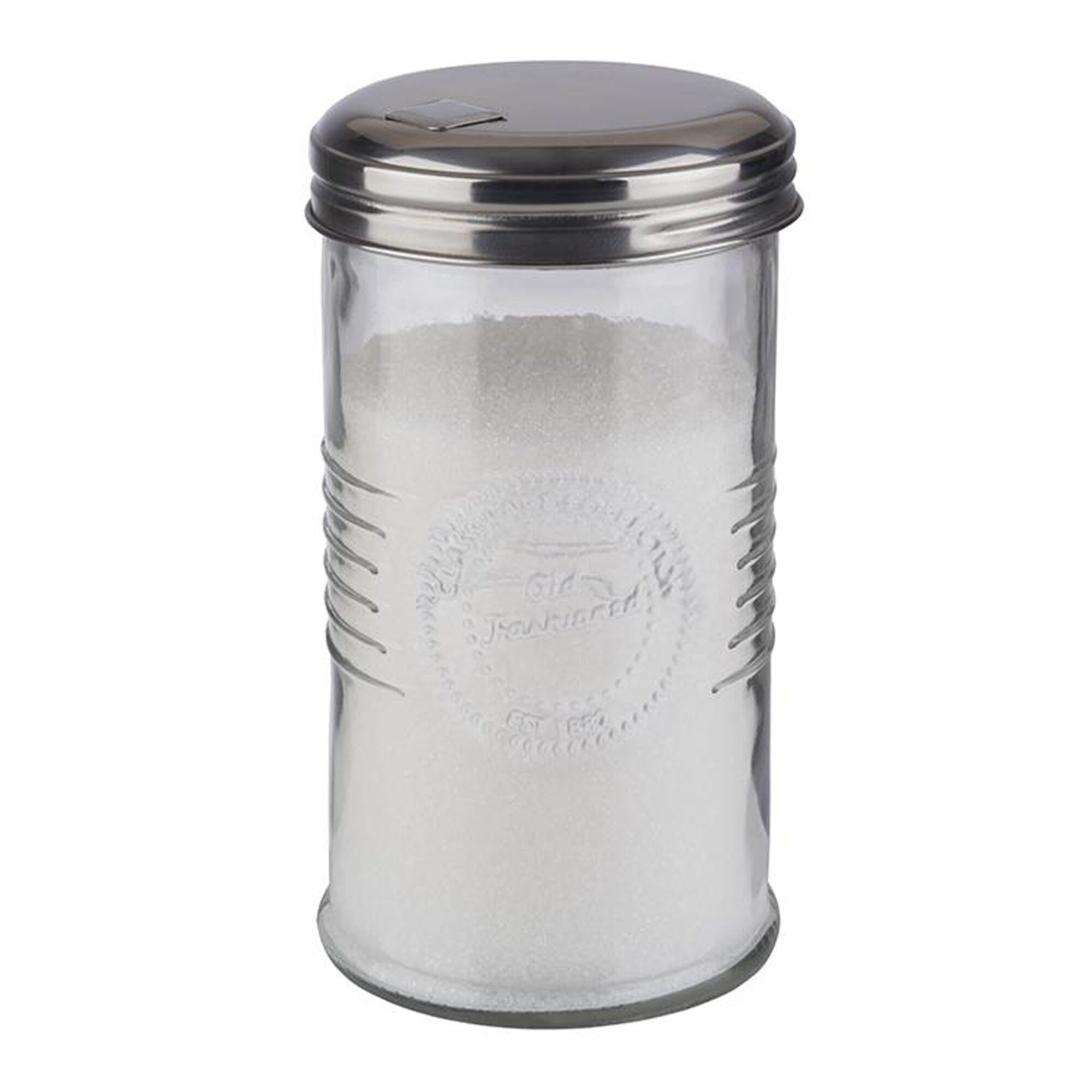 (6 pcs) Sucrier doseur - Rétro - Verre - 350ml - Hauteur:140mm