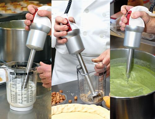 Stavmixer - med fast mixerstav - 200 mm - 250 W - 2 hastigheter - 15 000–20 000 varv/min