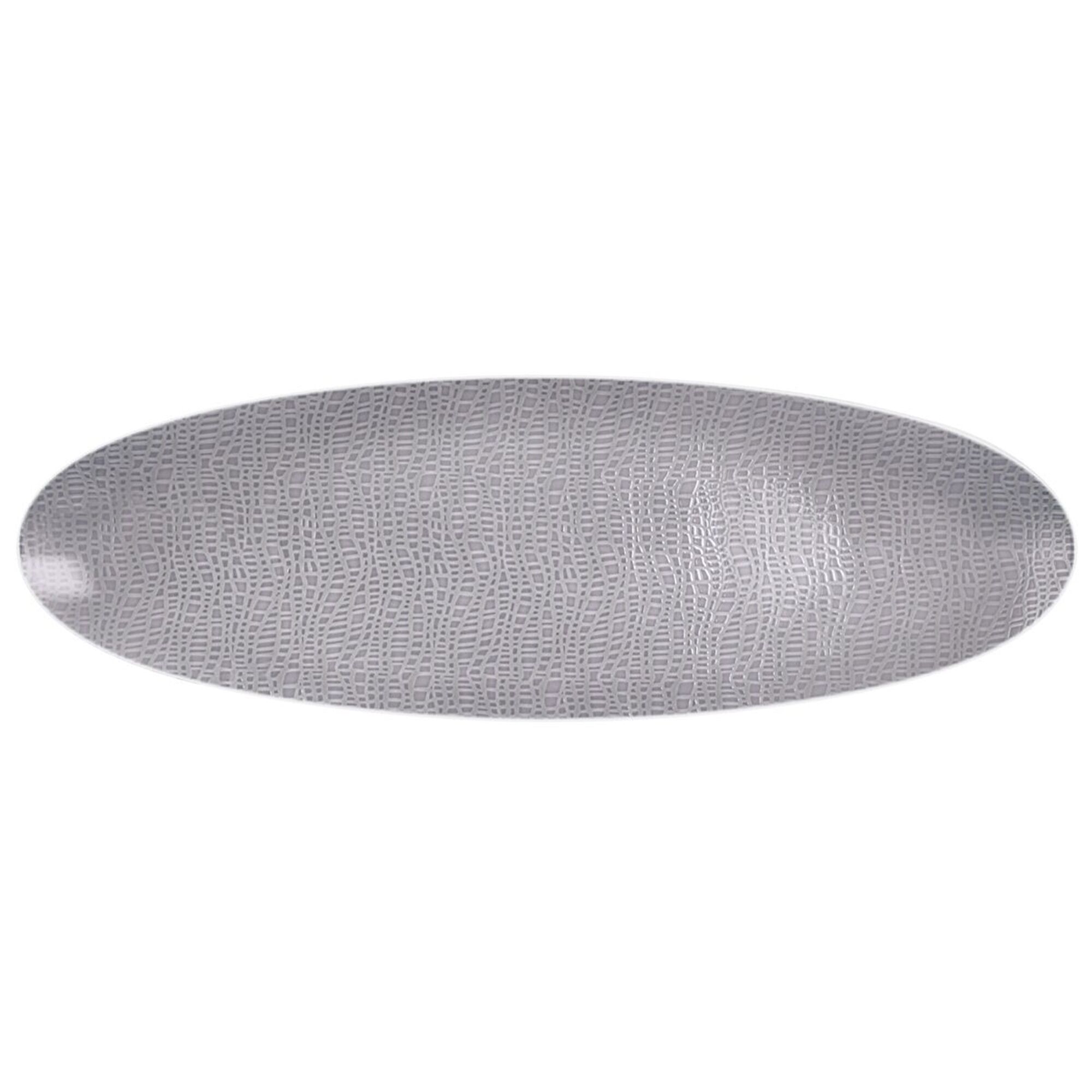 (2 pièces) SELTMANN WEIDEN | Plat de service - 440x140 mm - Gris         