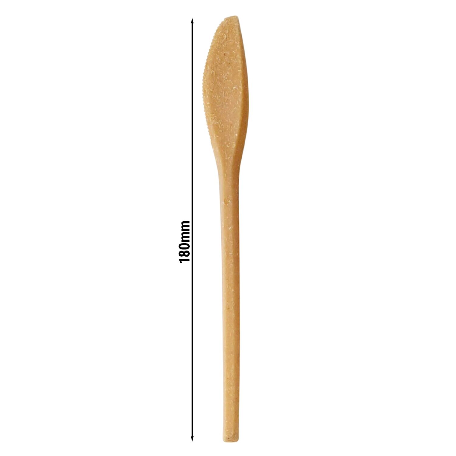 (1000 pcs) Couteau réutilisable - 180mm - Brun