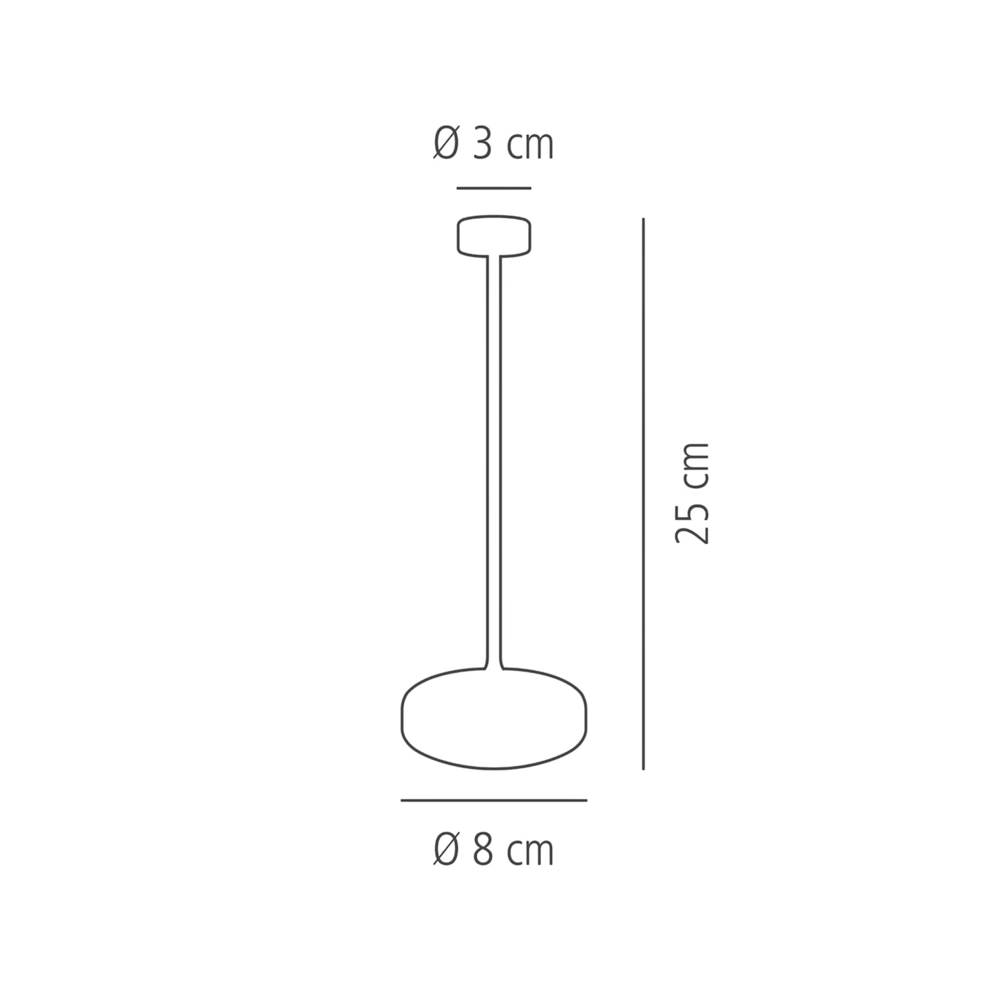 (4 pièces) Lampe de table – NISSRIN – dimmable en 3 niveaux – Ø 80 mm – Noir