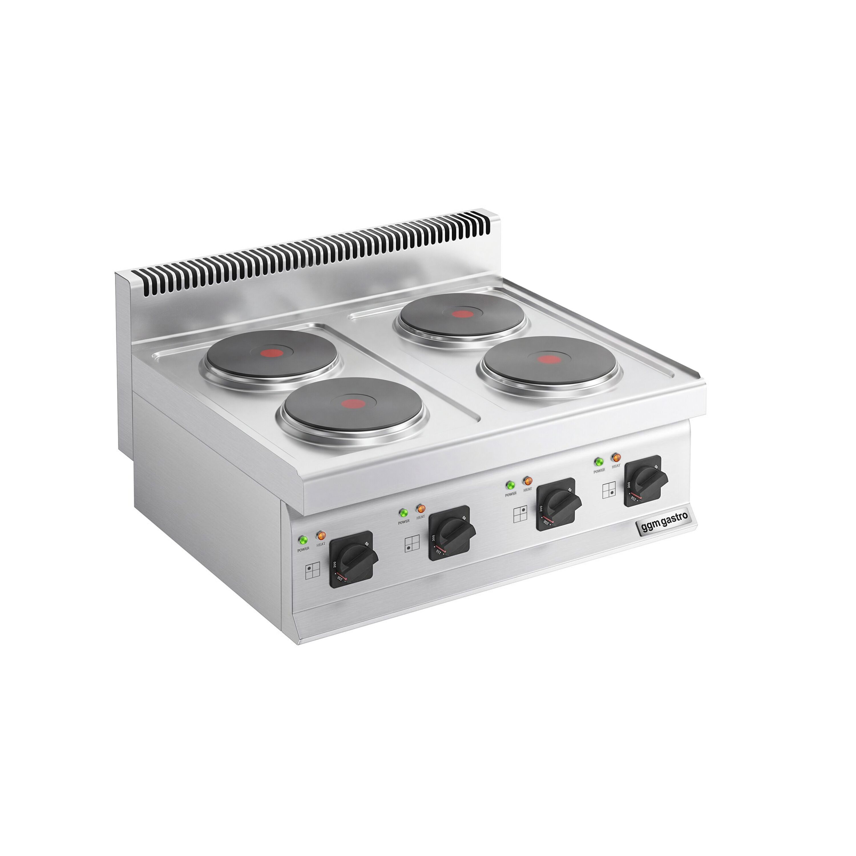 Réchaud électrique à poser - 9,2kW - 4 plaques électriques