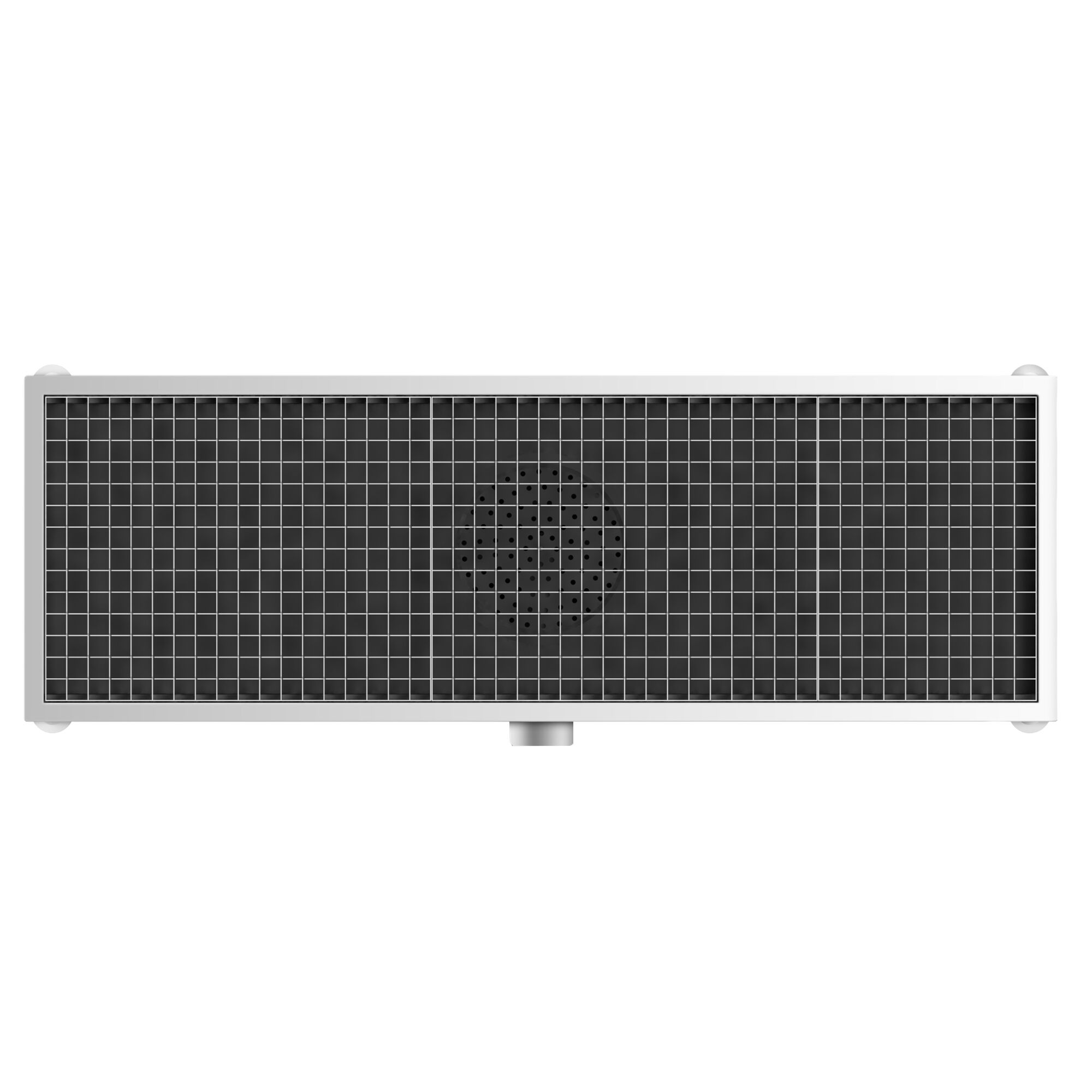 Caniveau de sol en acier inoxydable - 1200x400mm - sortie horizontale Ø70mm