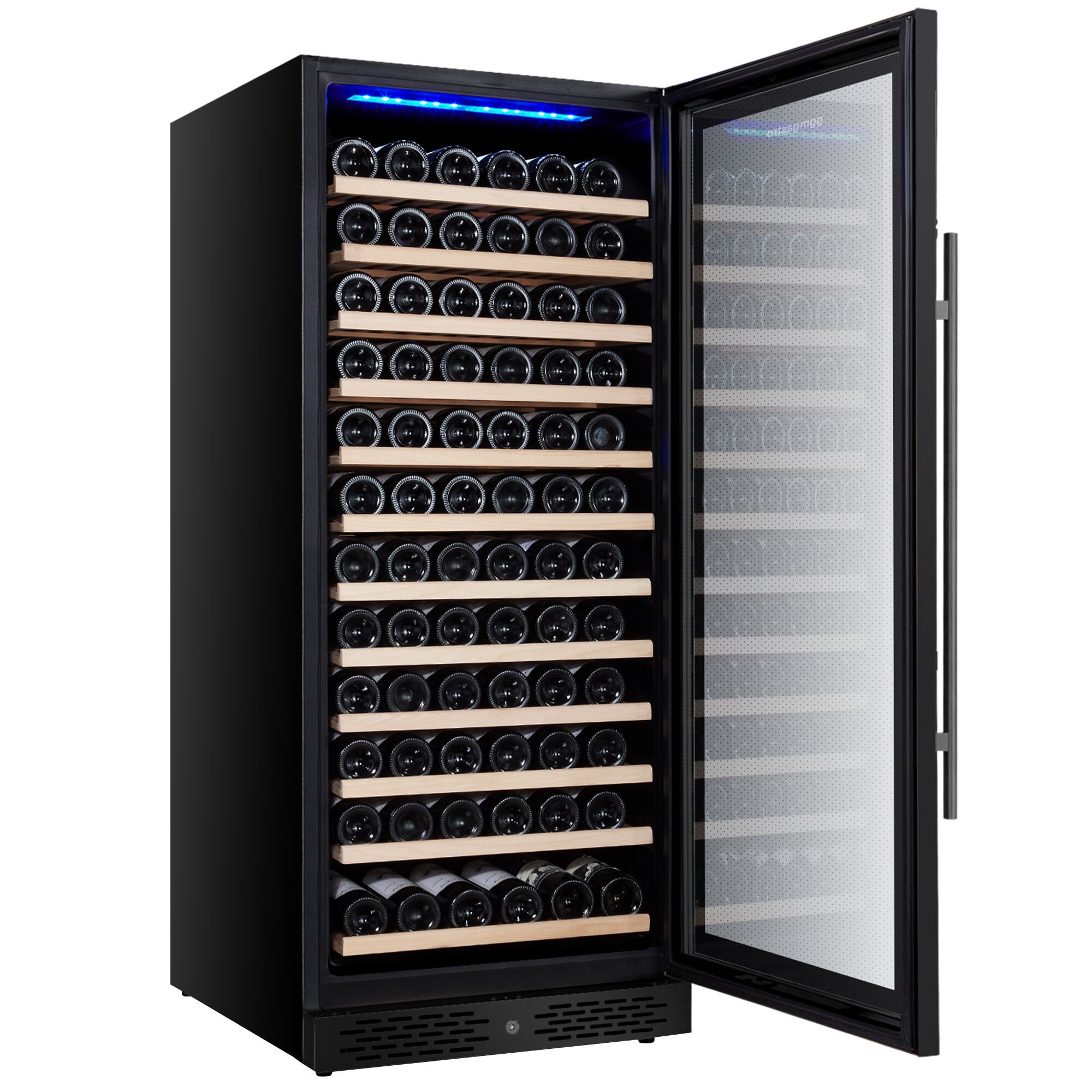 Cave à vin inox ECO – 1 zone climatique – 322 litres – max. 127 bouteilles