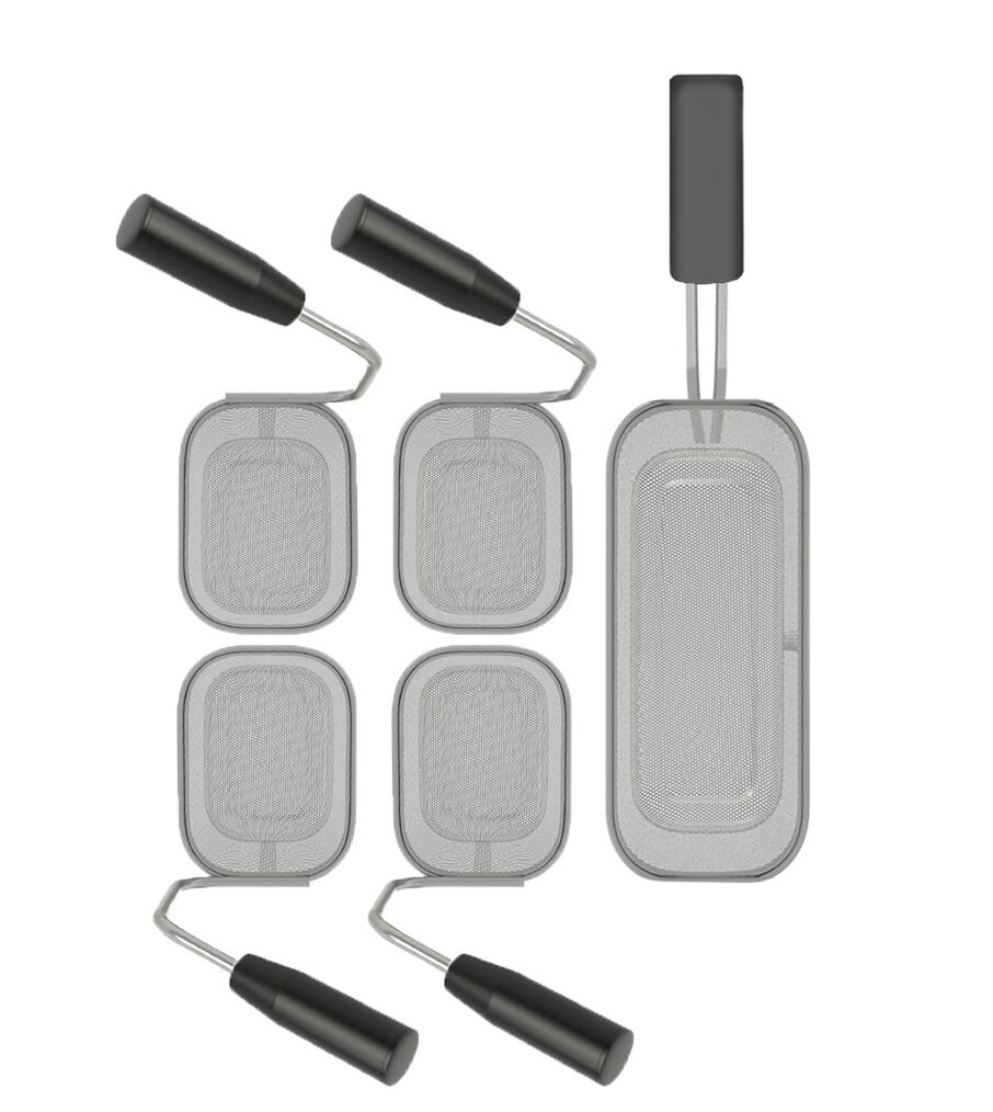 (5 pcs) Set de paniers à pâtes - 1x 1/3 & 4x 1/6