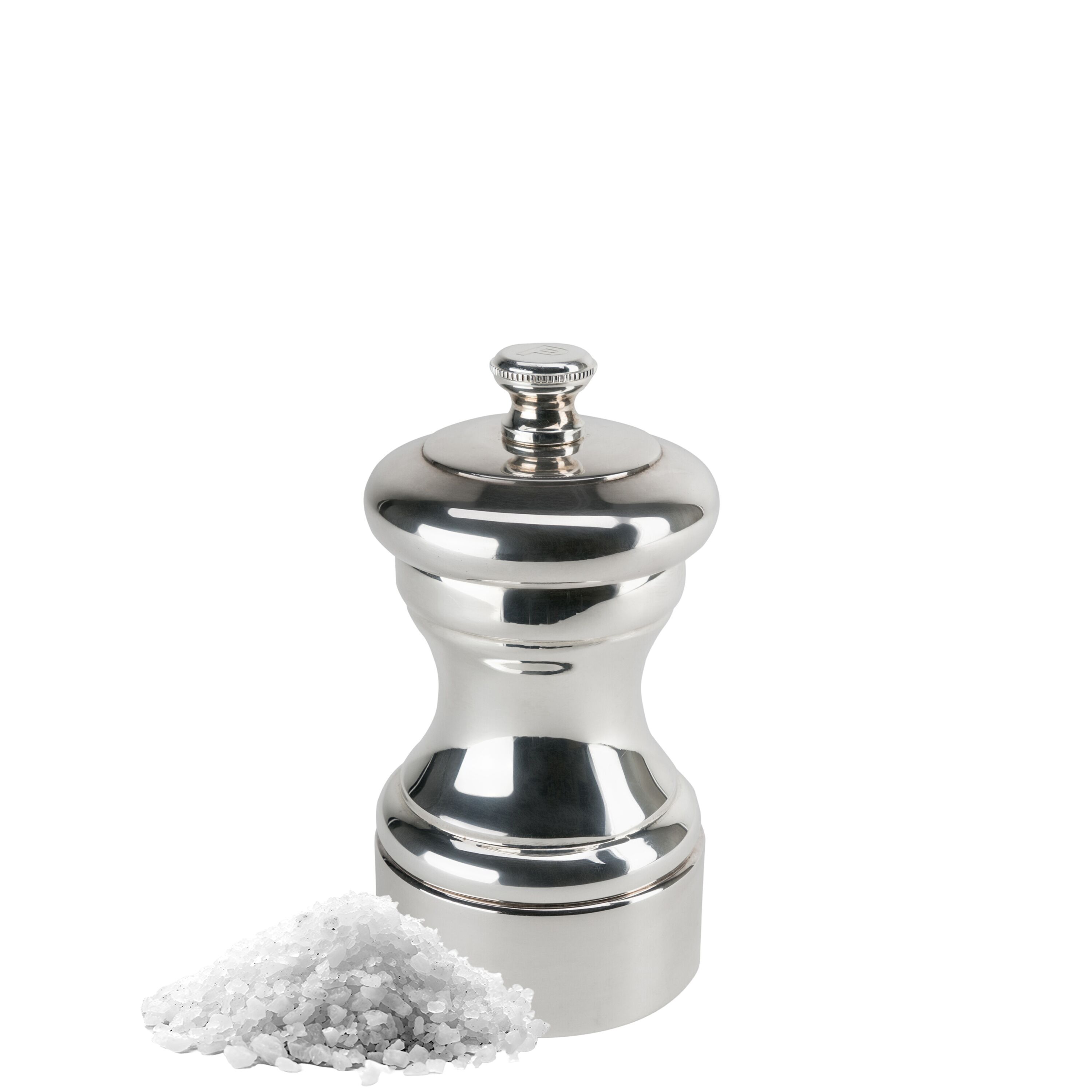 (2 pièces) PEUGEOT | MIGNONNETTE – Moulin à sel – Inox – Argenté – Hauteur : 100 mm