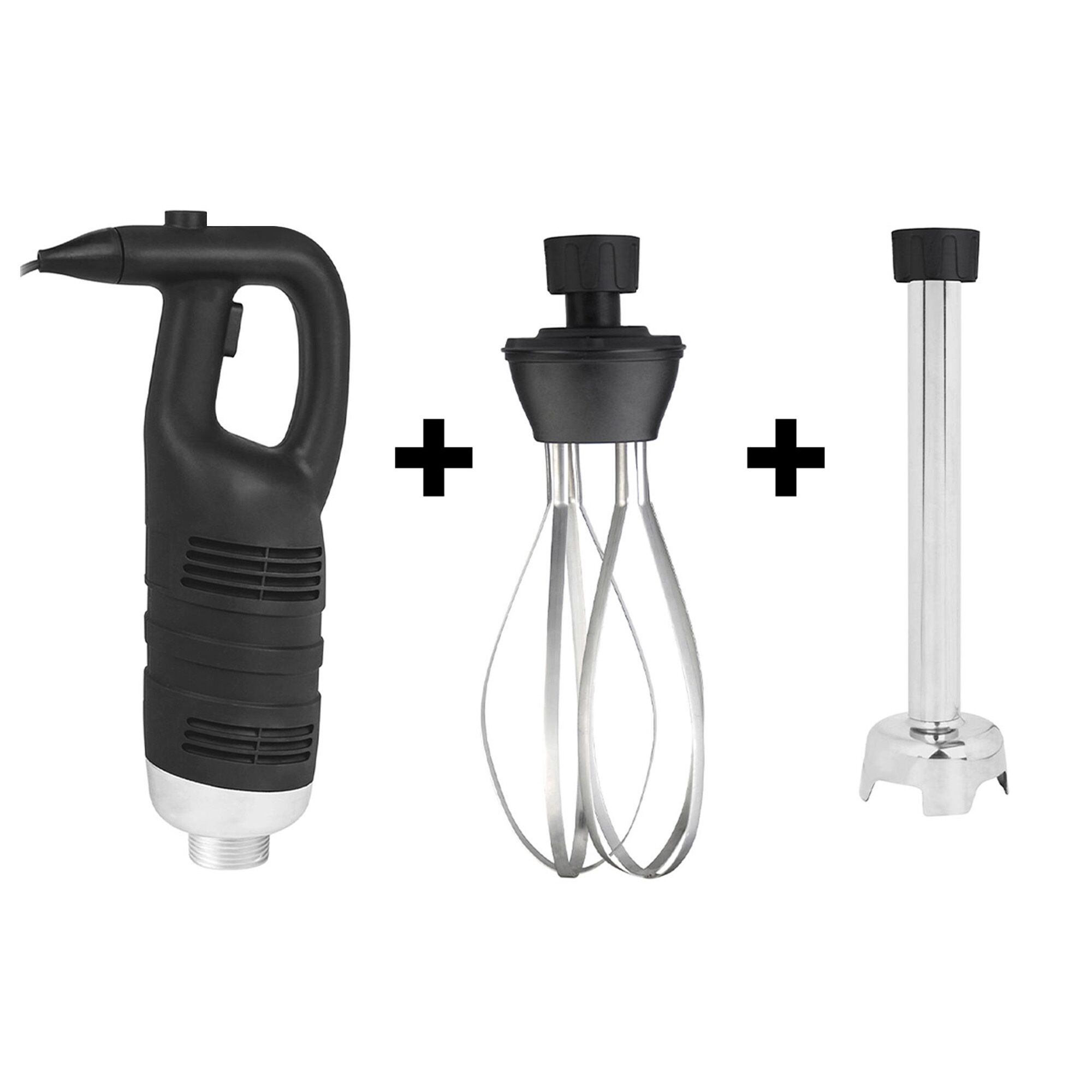 Mixeur plongeant professionnel Combi - pied démontable inclus - pied 300mm & Fouet - 650 W - 1 vitesse