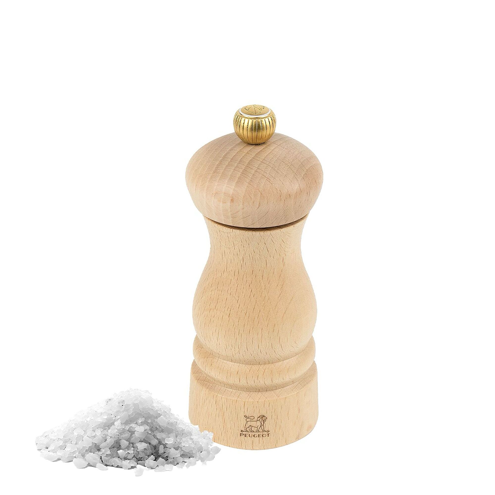 (6 pièces) PEUGEOT | CLERMONT – Moulin à sel – Bois – Naturel – Hauteur : 130 mm