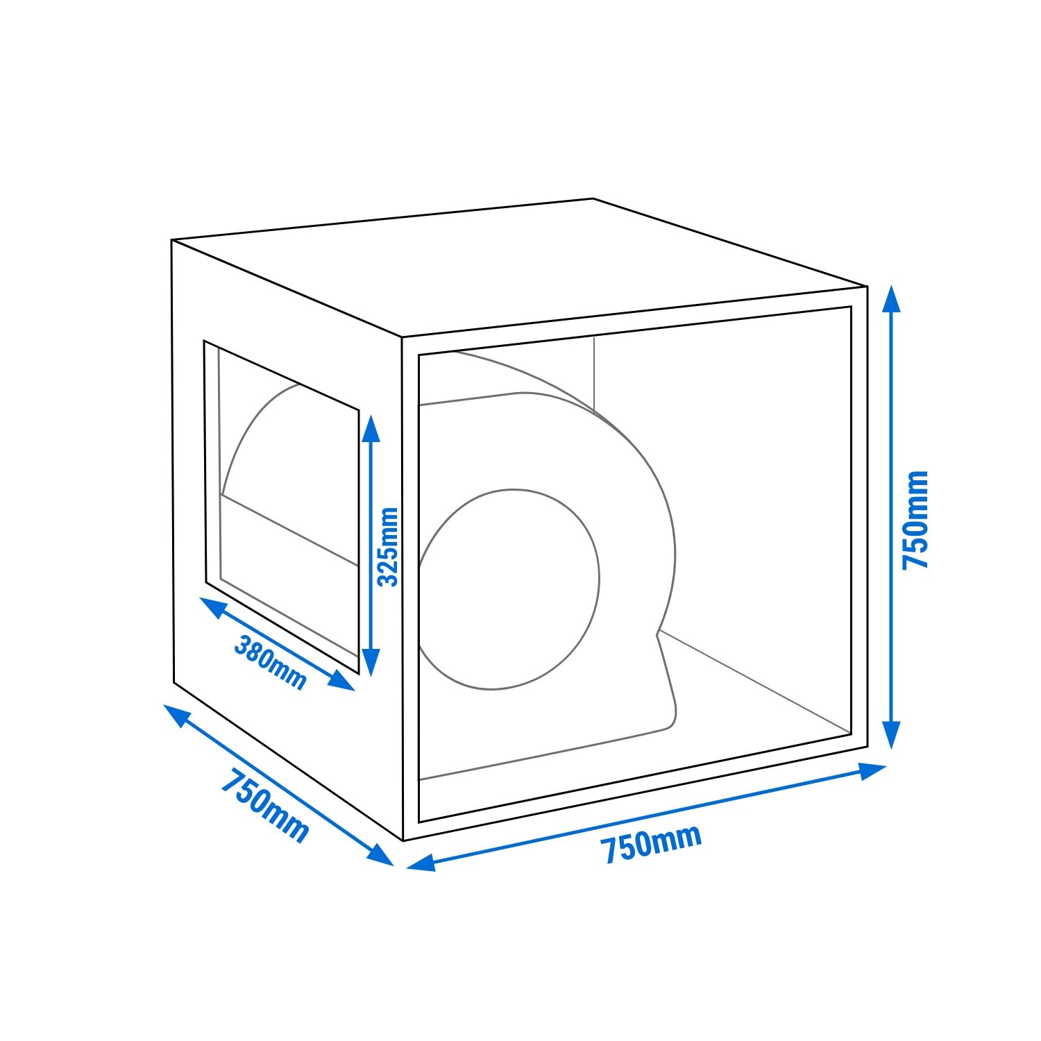 Caisson de ventilation - Ventilateur caisson pour hotte - 5000m³/h - 230V Monophasé