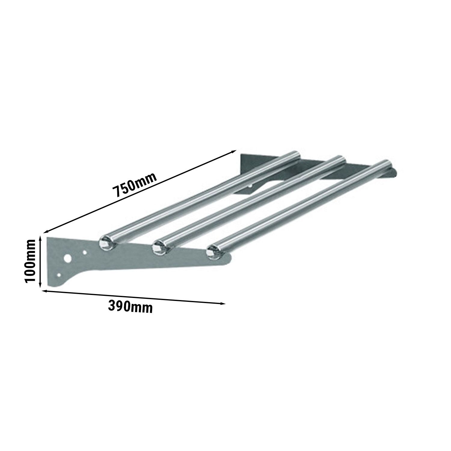 Glissière pour plateaux - KOPENHAGEN - 750x390x100mm - compatible avec BVI800-2 & BVI800