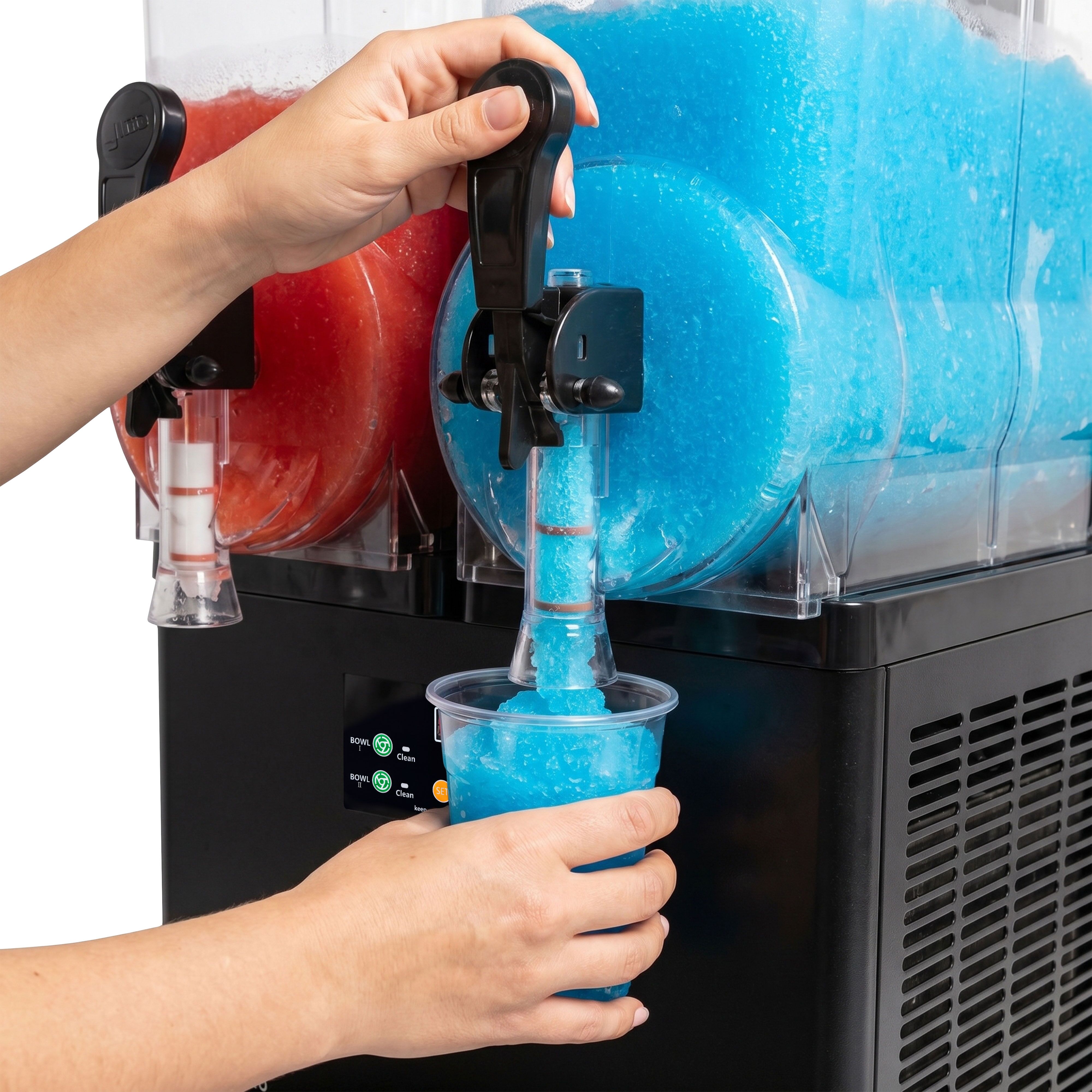 Slush machine – 2 x 12 litres – 850 watts – digital