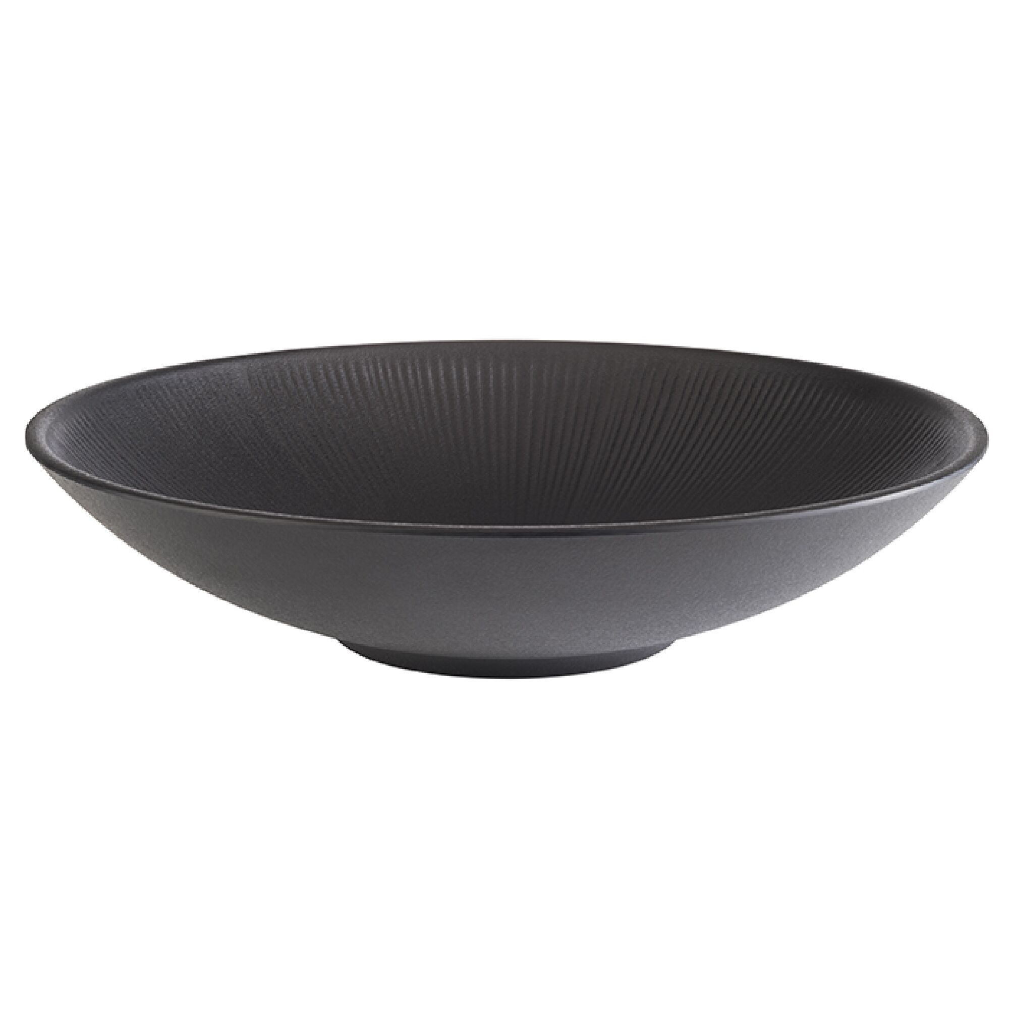(6 pcs) Coupe - NERO - Mélamine - 2,2L - carré - 300x300mm - Profondeur : 70mm - Noir