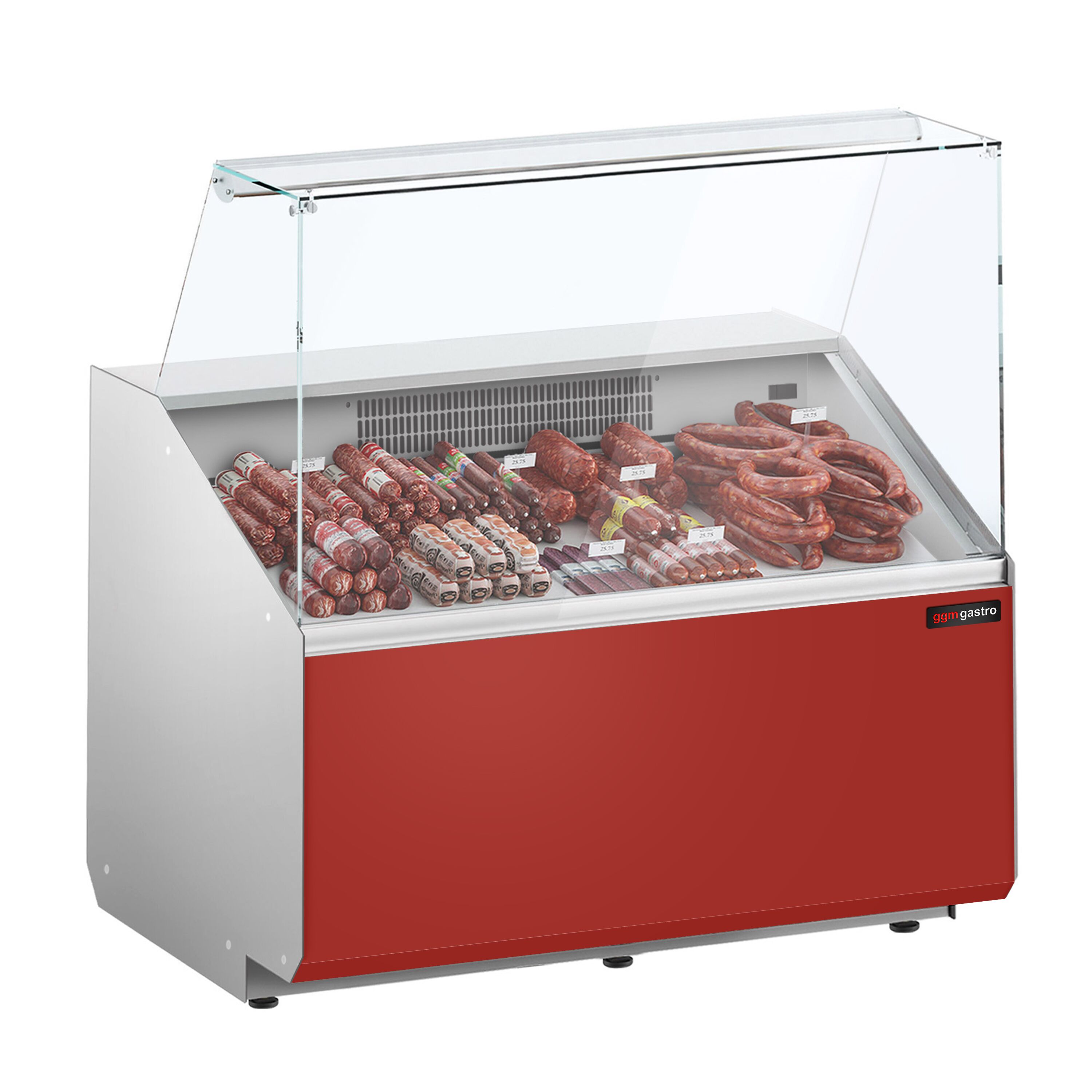 Serve Over Counter - 944mm - front panel red - capacity 200 litres