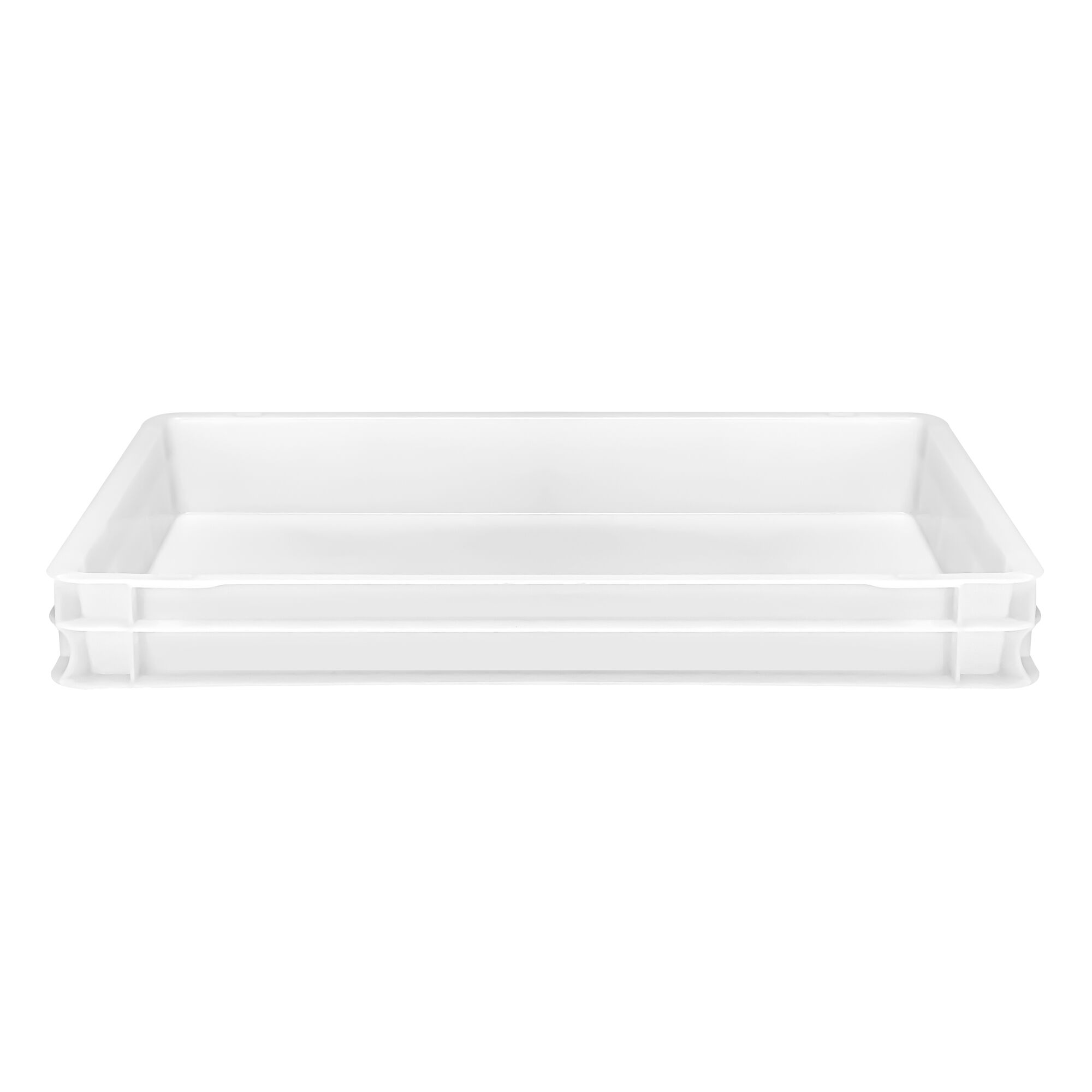 (16pcs) Bac à pâtons - 600x400mm - Hauteur: 70mm - Polypropylène - Blanc