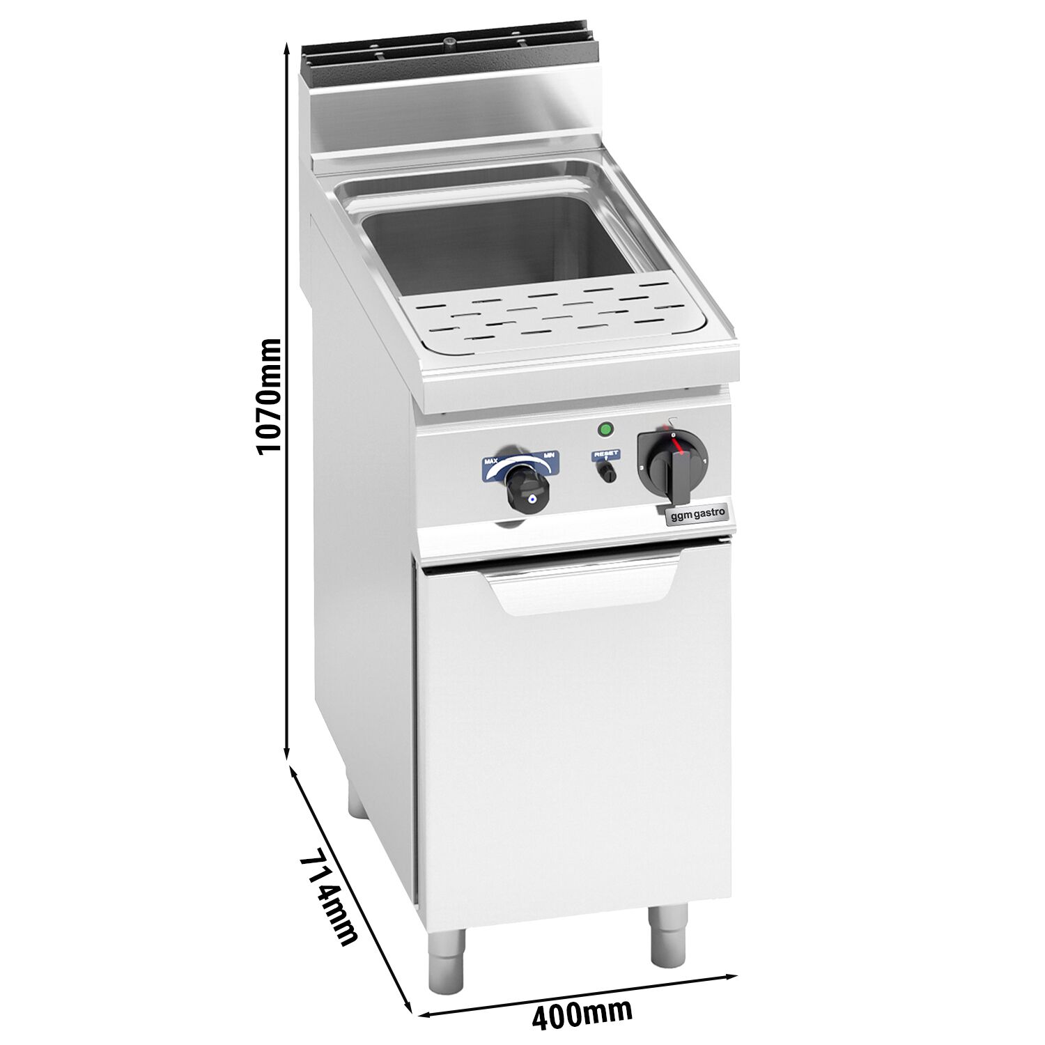 Cuiseur à pâtes électrique – 30 L – 8 kW