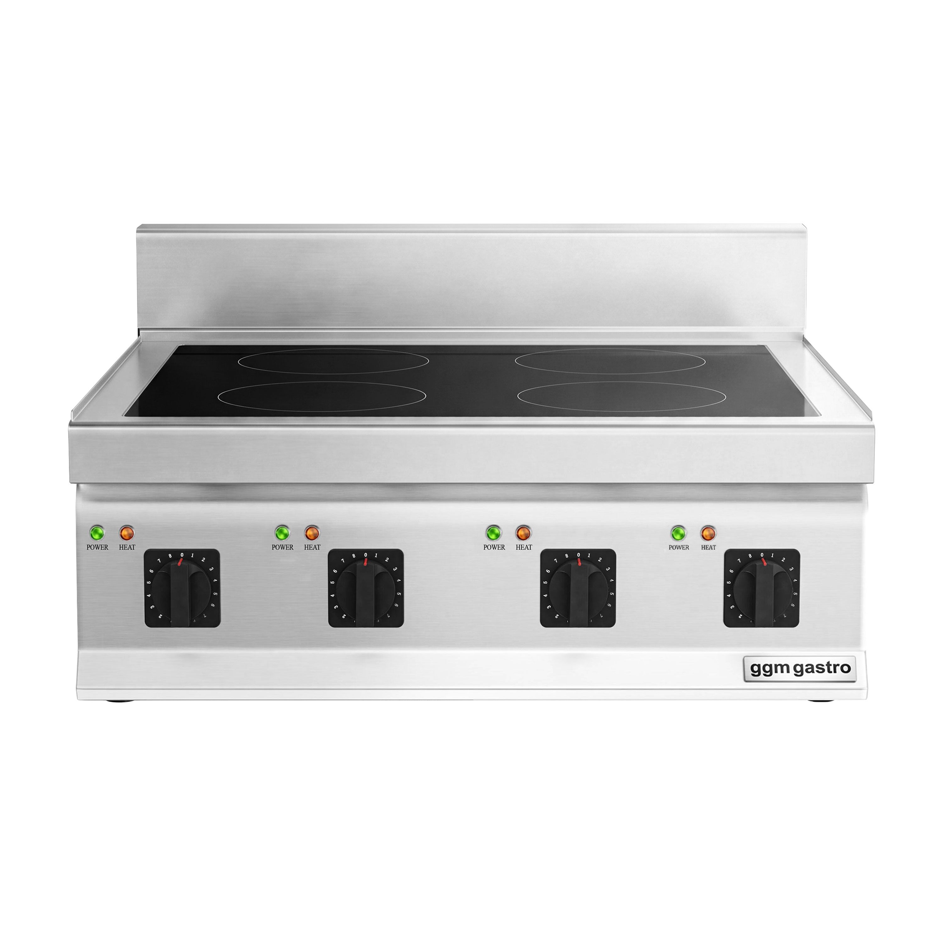 Cuisinière à induction - 14 kW - 4 plaques de cuisson