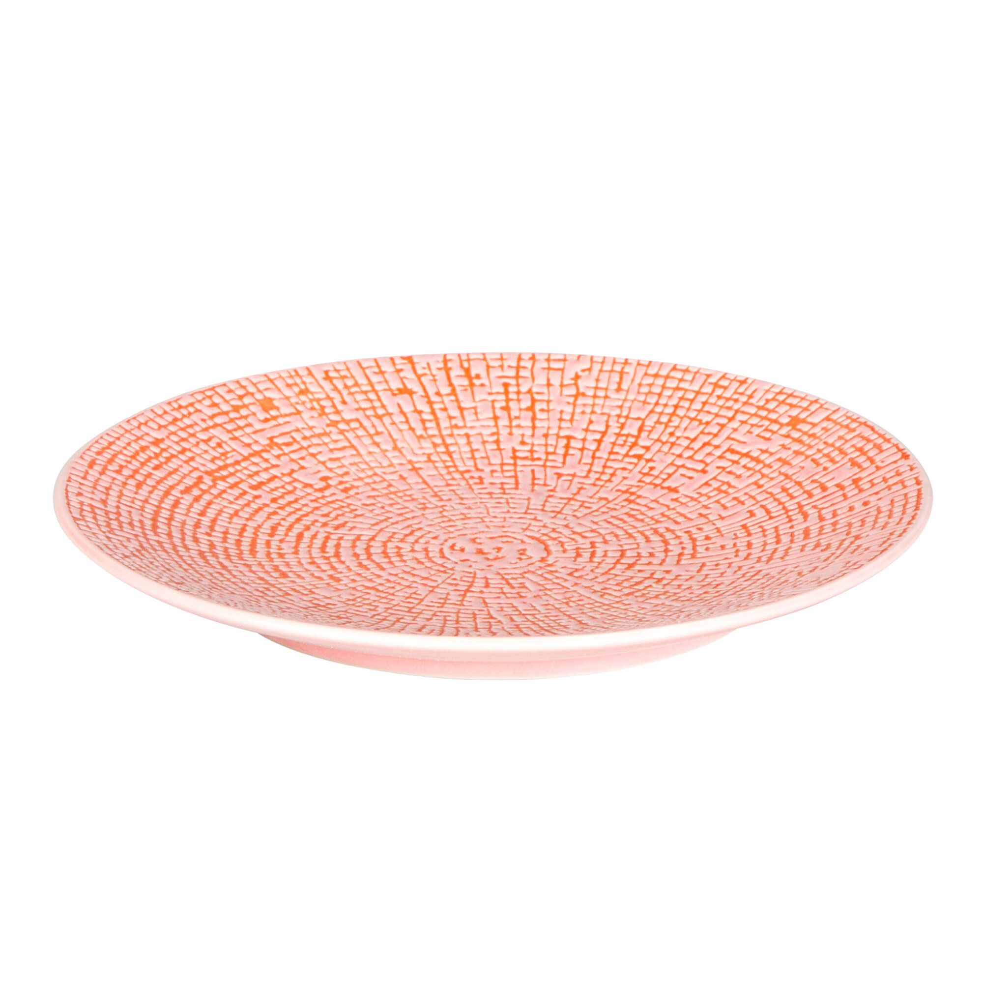 (6 Pièces) CUBICAL - Assiette Coupe - Plate - Ø 160 mm - Rose