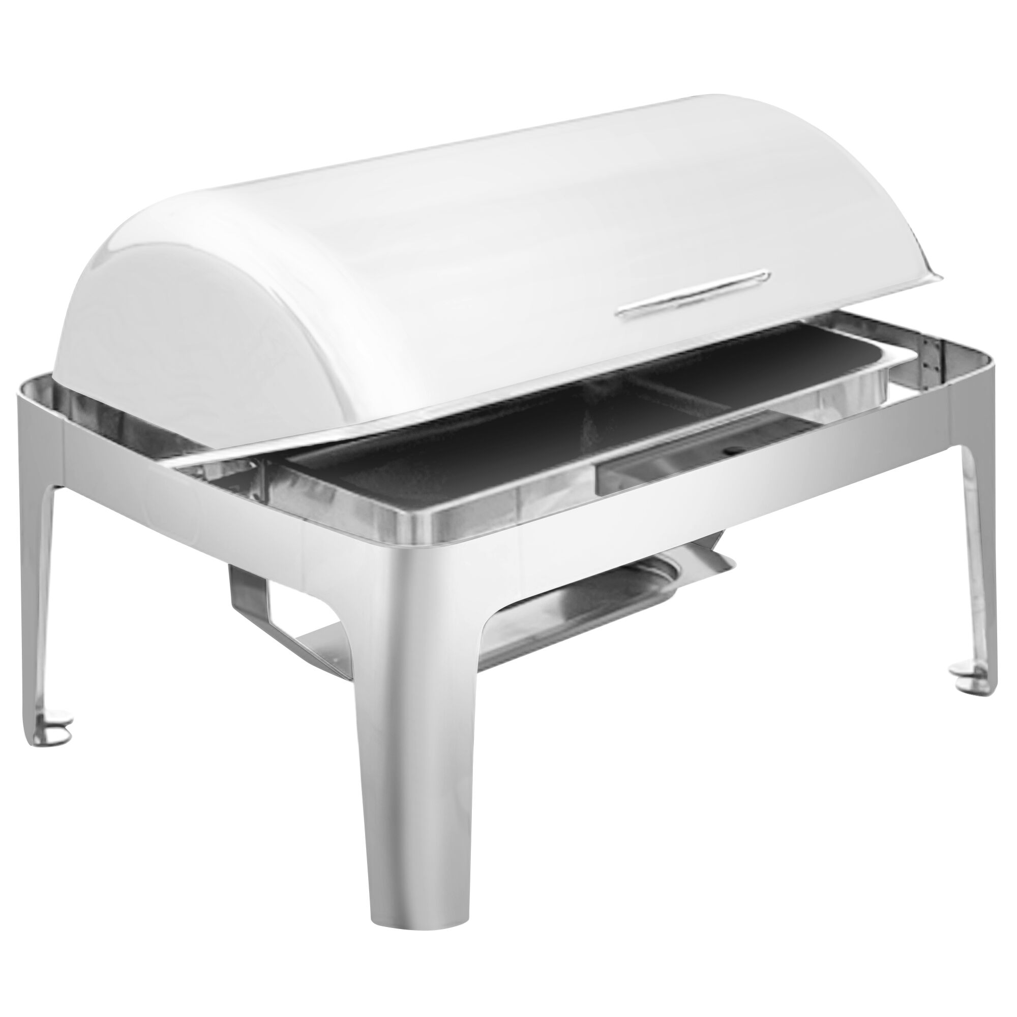 Chafing dish - Rond - avec couvercle roll top - 8.5L