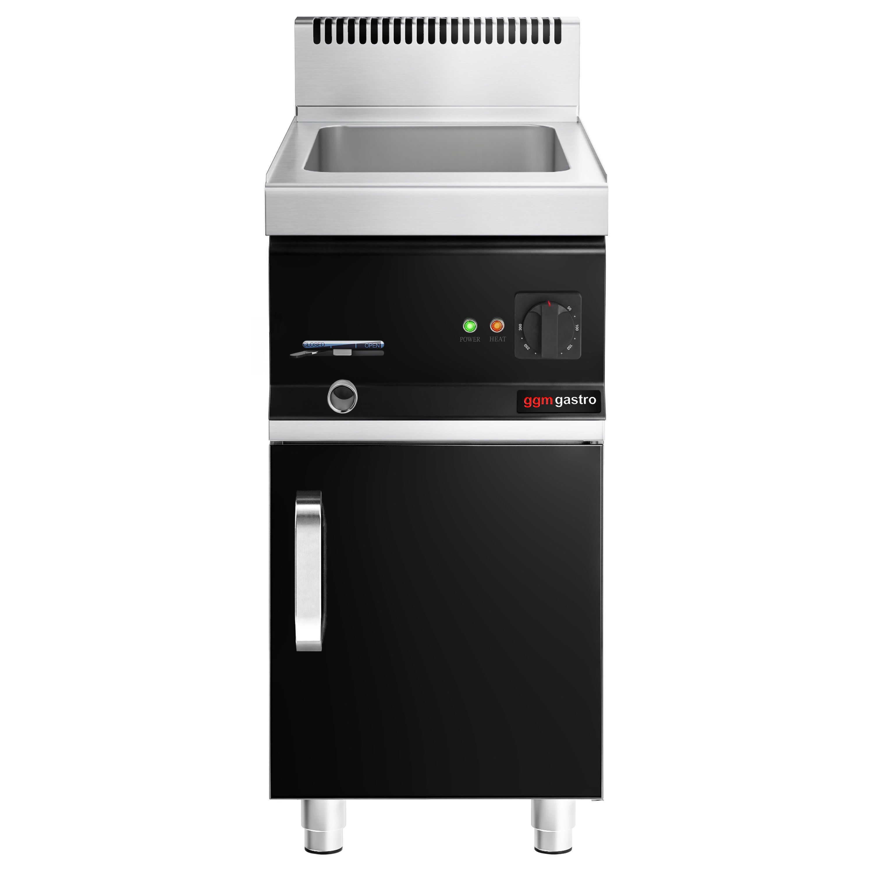 Elektro Bain-Marie - 1,2 kW - 1x GN 1/1 - inkl. Unterbau mit 1 Tür