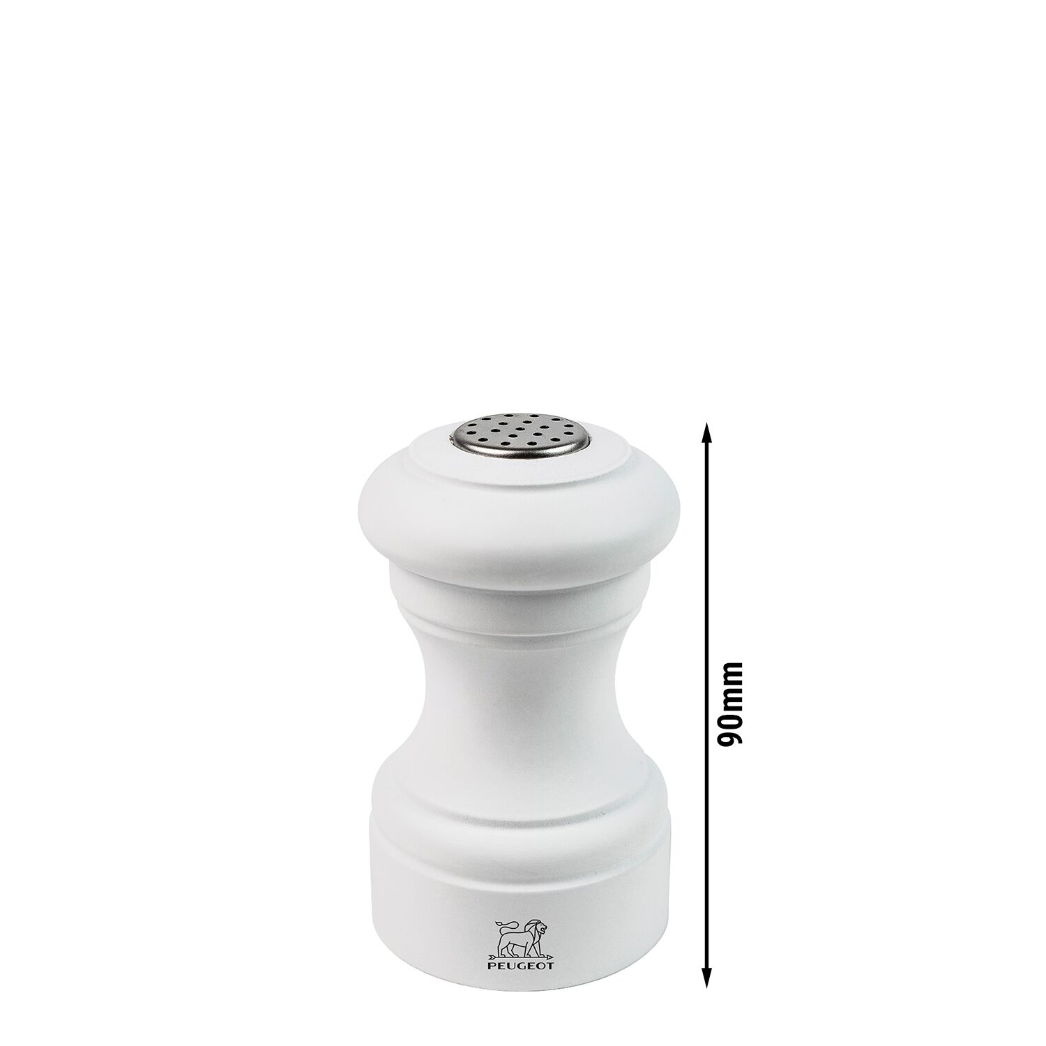 (6 pièces) PEUGEOT | BISTRO - Salière - Bois - Blanc mat - Hauteur : 90 mm