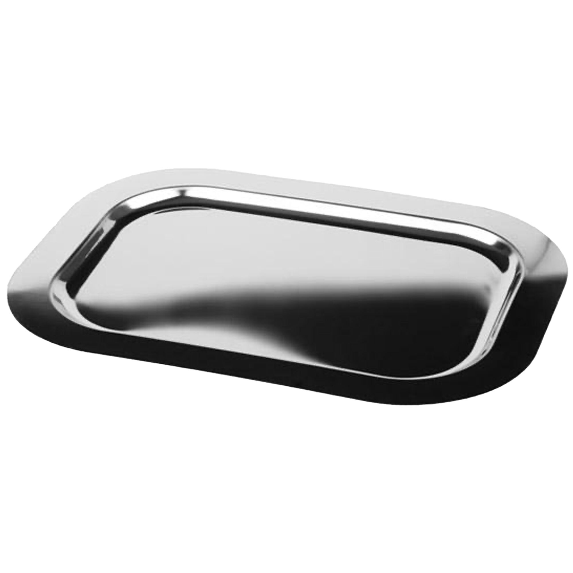 (6 pcs) Plateau de présentation - FINESSE - Acier inoxydable - 475x300mm - Hauteur:15mm
