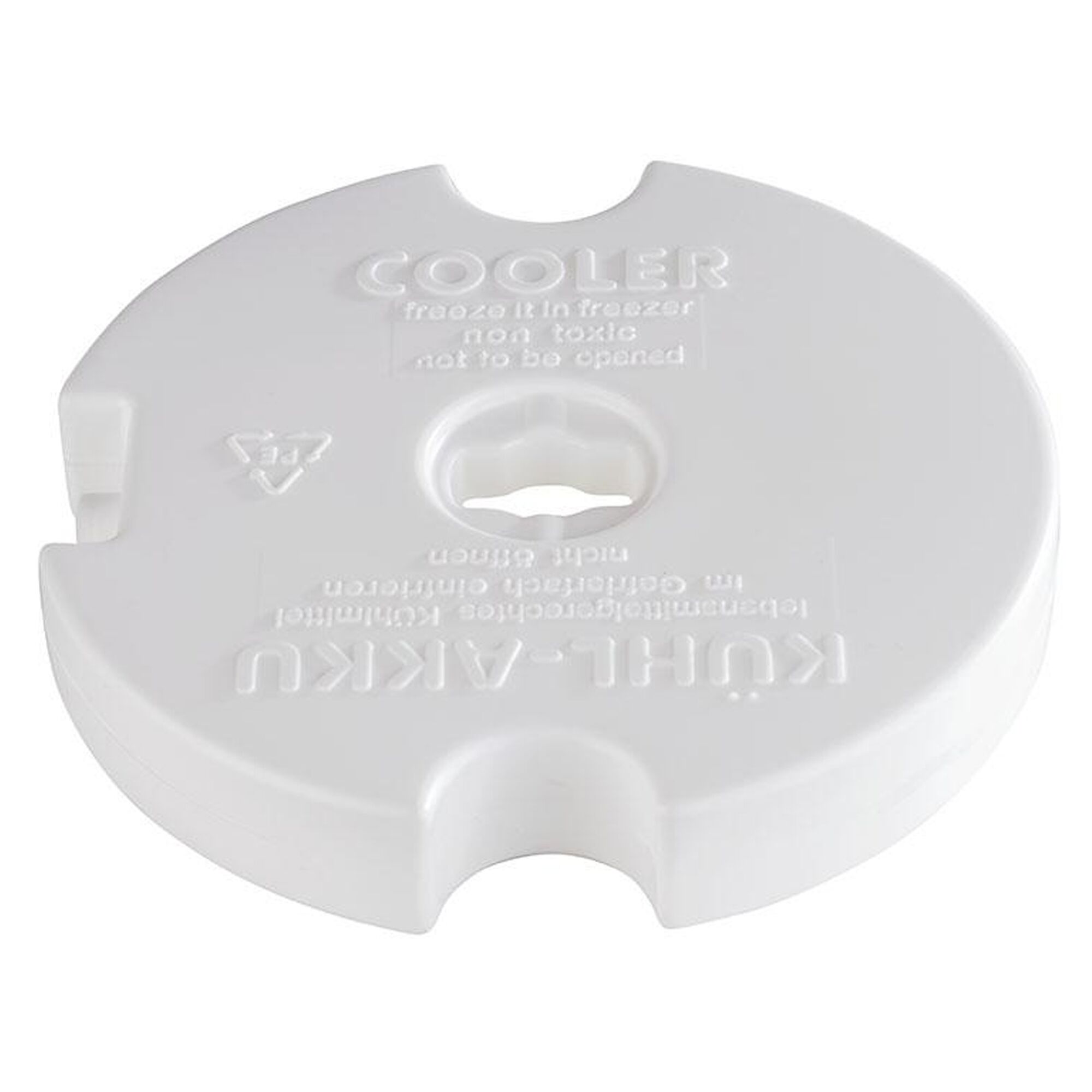 (6 pcs) Accumulateur de froid - Polyéthylène - Ø 150mm - Blanc
