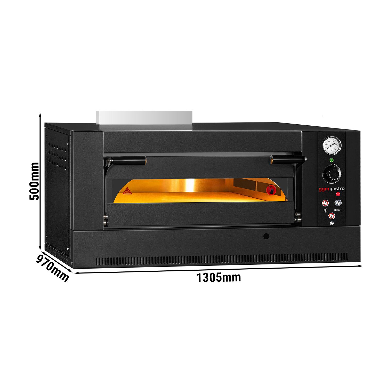 Gas Pizzaofen - 6x 30cm - Manuell
