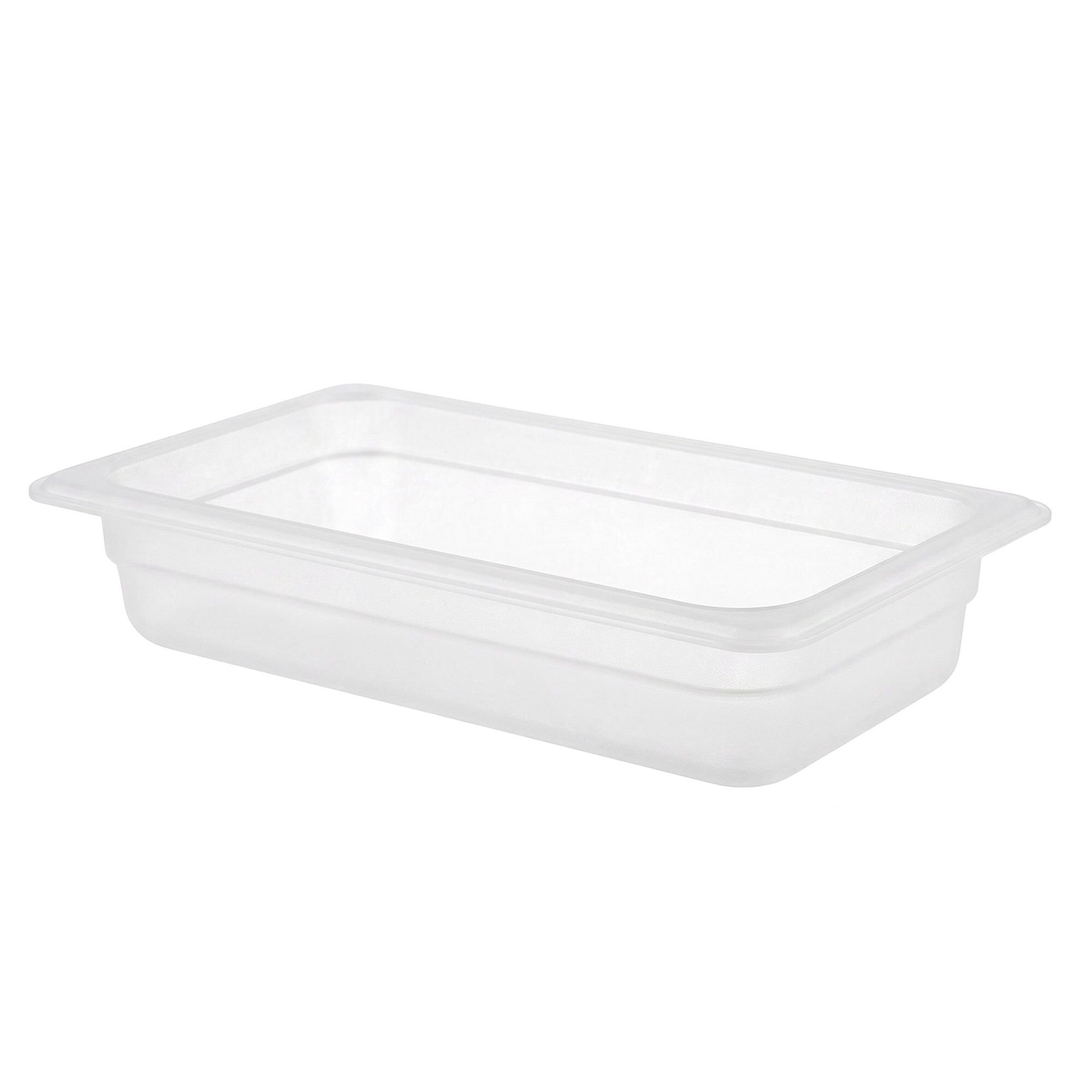 (12 pcs) Polycarbonate Container GN 1/3 - Clear - 2.4L - Depth: 65mm