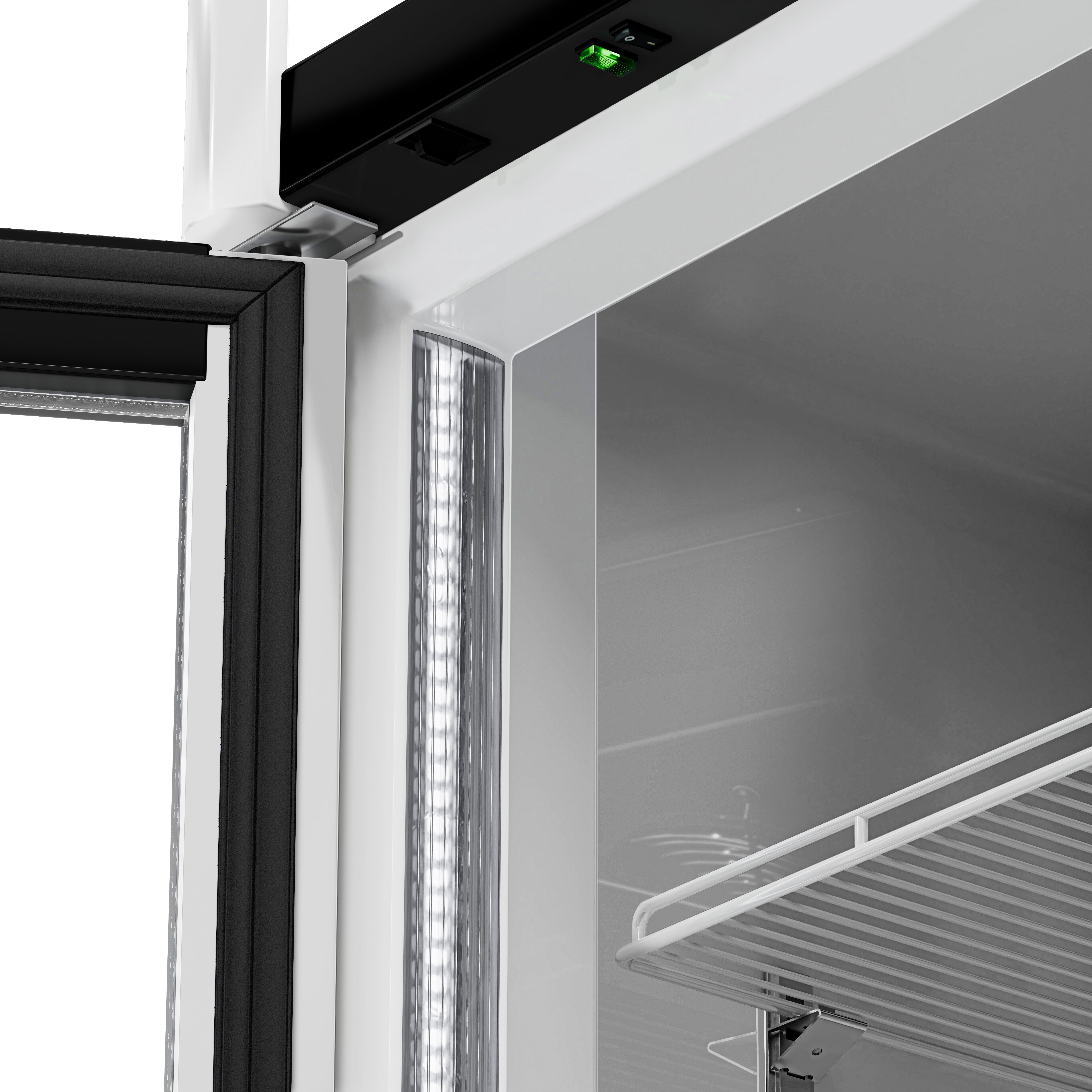 Vitrine réfrigérée à boissons - 925mm - 630 L - 2 portes vitrées - éclairage LED - thermostat numérique - -2 à +8 °C