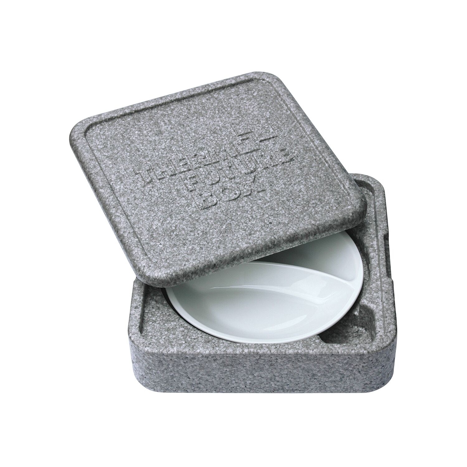 (20 pièces) THERMO FUTURE BOX | Thermobox PLATTER - Gris
