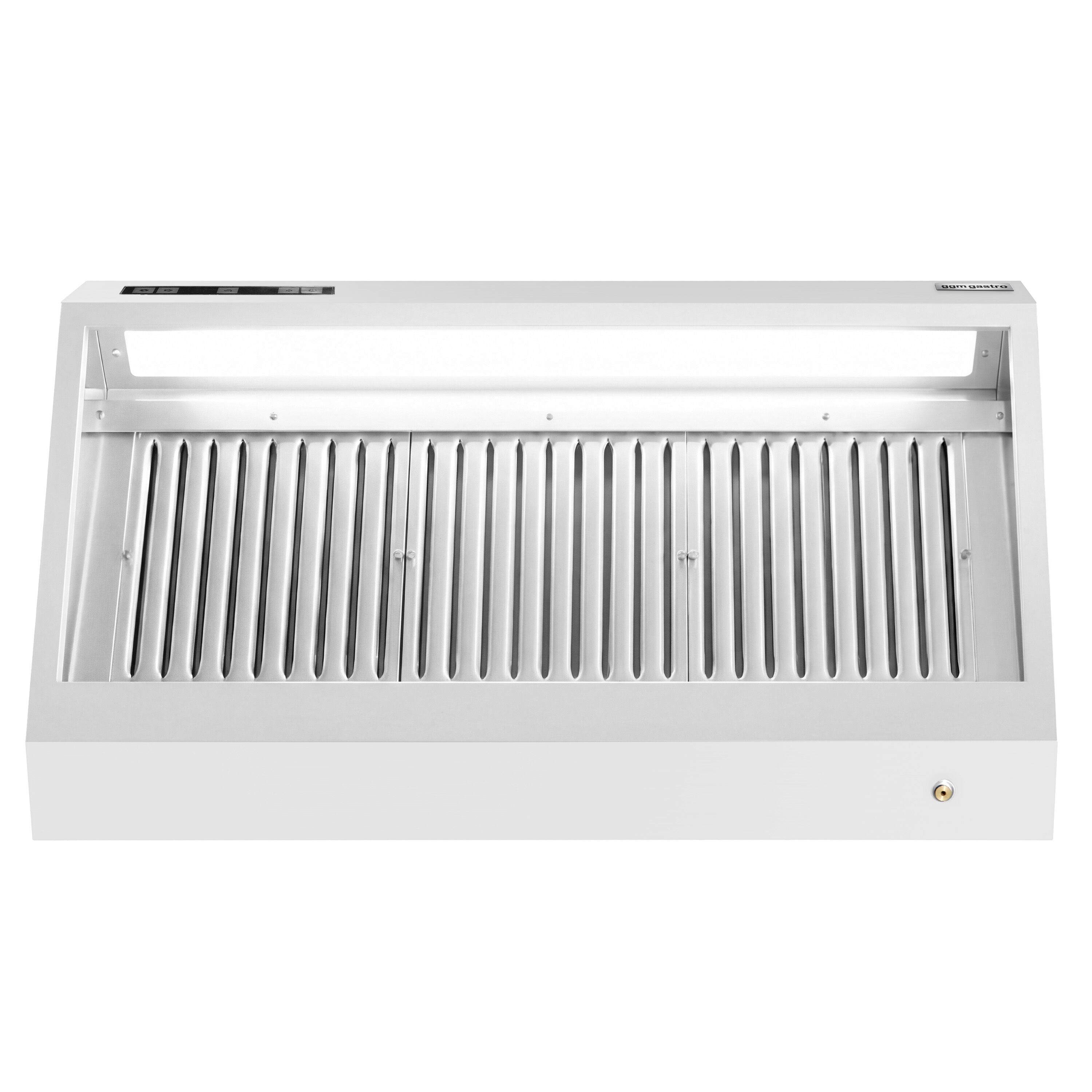 Hotte murale avec moteur – 1600 mm – régulateur, filtre et lampe