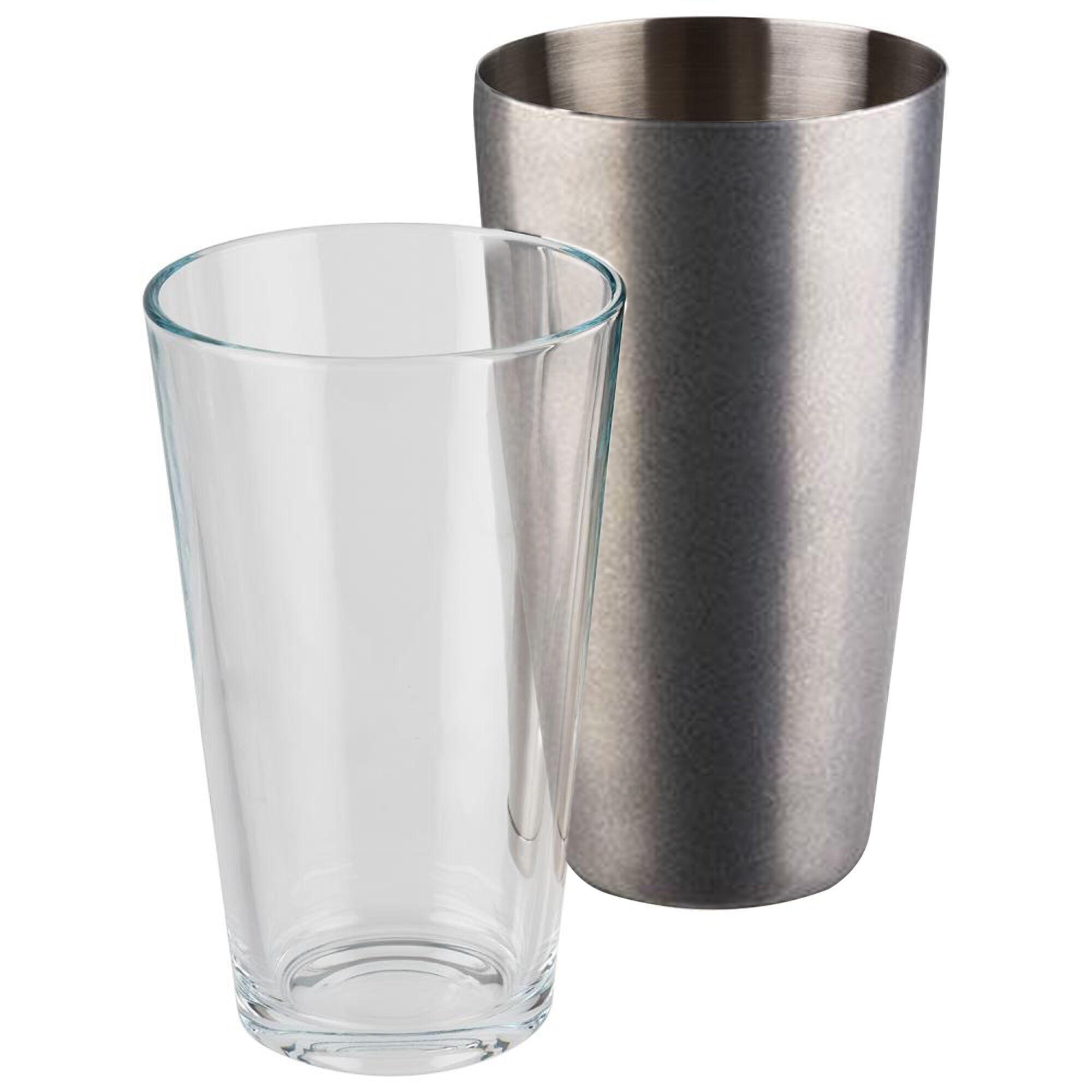 (6 st) Boston shaker - 2-delat set - rostfritt stål - 0,7 l